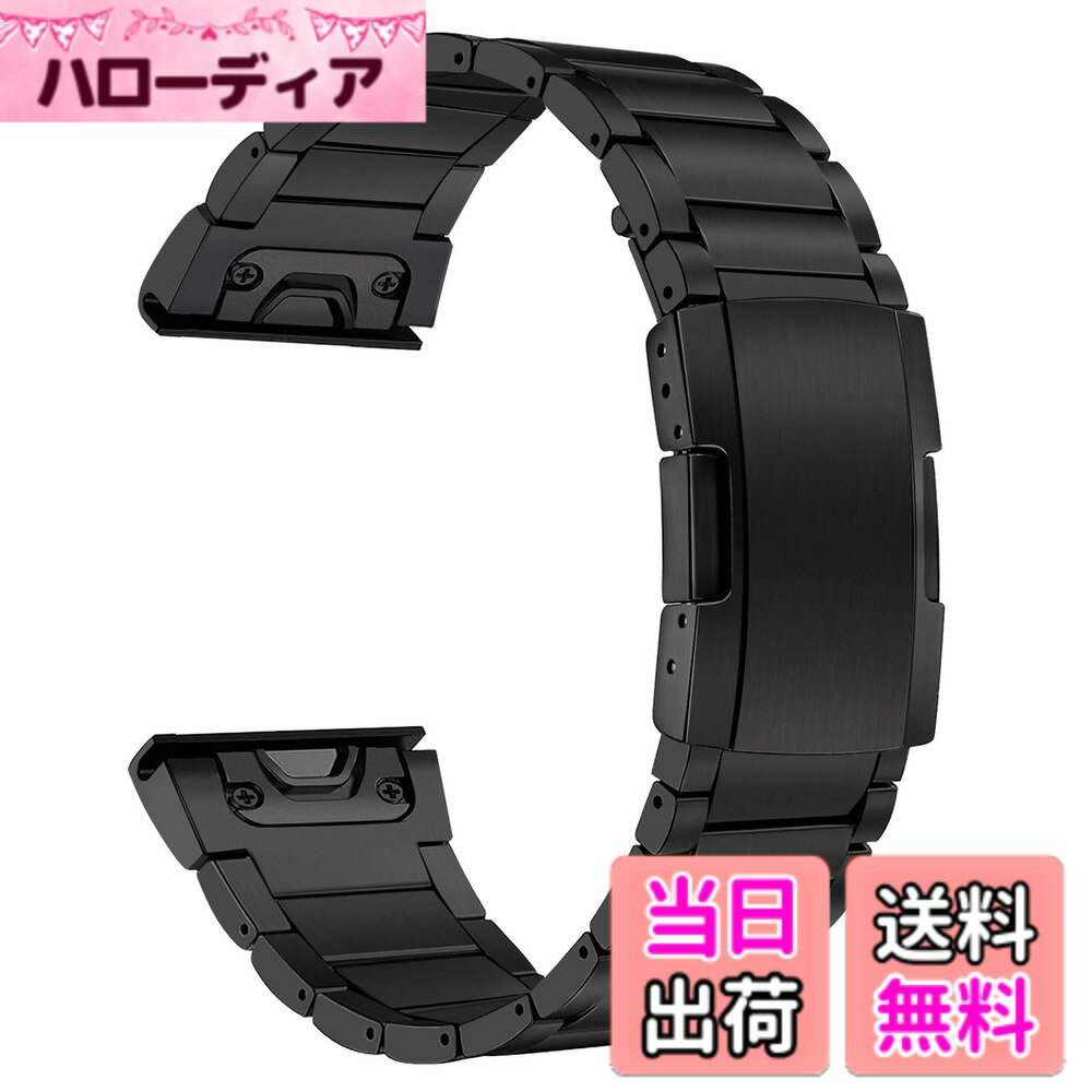 【送料無料】TRUMiRR チタンバンド Fenix 7 Pro Sapphire Solar/6 Pro/5 Plus用 22mm ウォッチバンド チタンメタルストラップ Garmin Fenix 7 6 5/Epix Pro 47mm/Approach S70 47mm/Epix Gen 2/Forerunner 965 955 945 935用