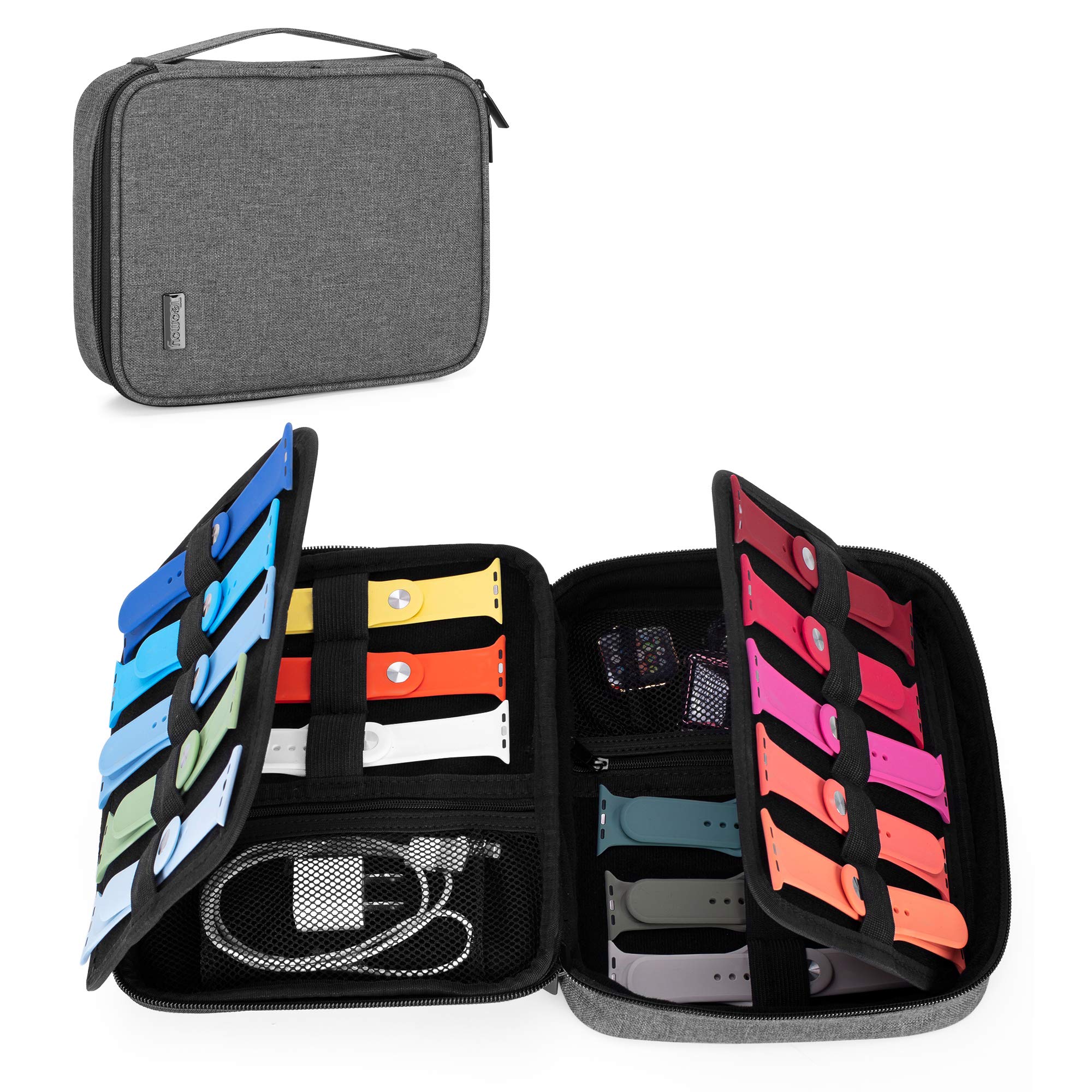 ������̵����Teamoy Apple Watch�� ���ޡ��ȥ����å��Х�� ��Ǽ������ 26���� �ӻ��ץХ�� �ȥ�٥��Ǽ�Хå� ���졼