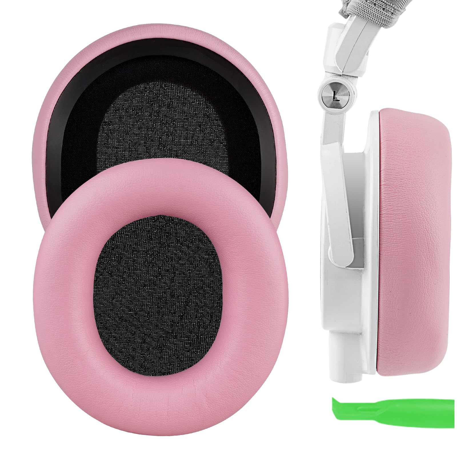 【送料無料】Geekria イヤーパッド Nova 互換性 パッド スティールシリーズ SteelSeries Arctis 1/ 3/ 5/ 7/ 7+/ 7P/ 7P+/ 7X/ 7X+/ 9/ 9X/ Pro/Prime ヘッドホンに対応 パッド イヤー/イヤーカップ (プロテインレザー/ピンク)