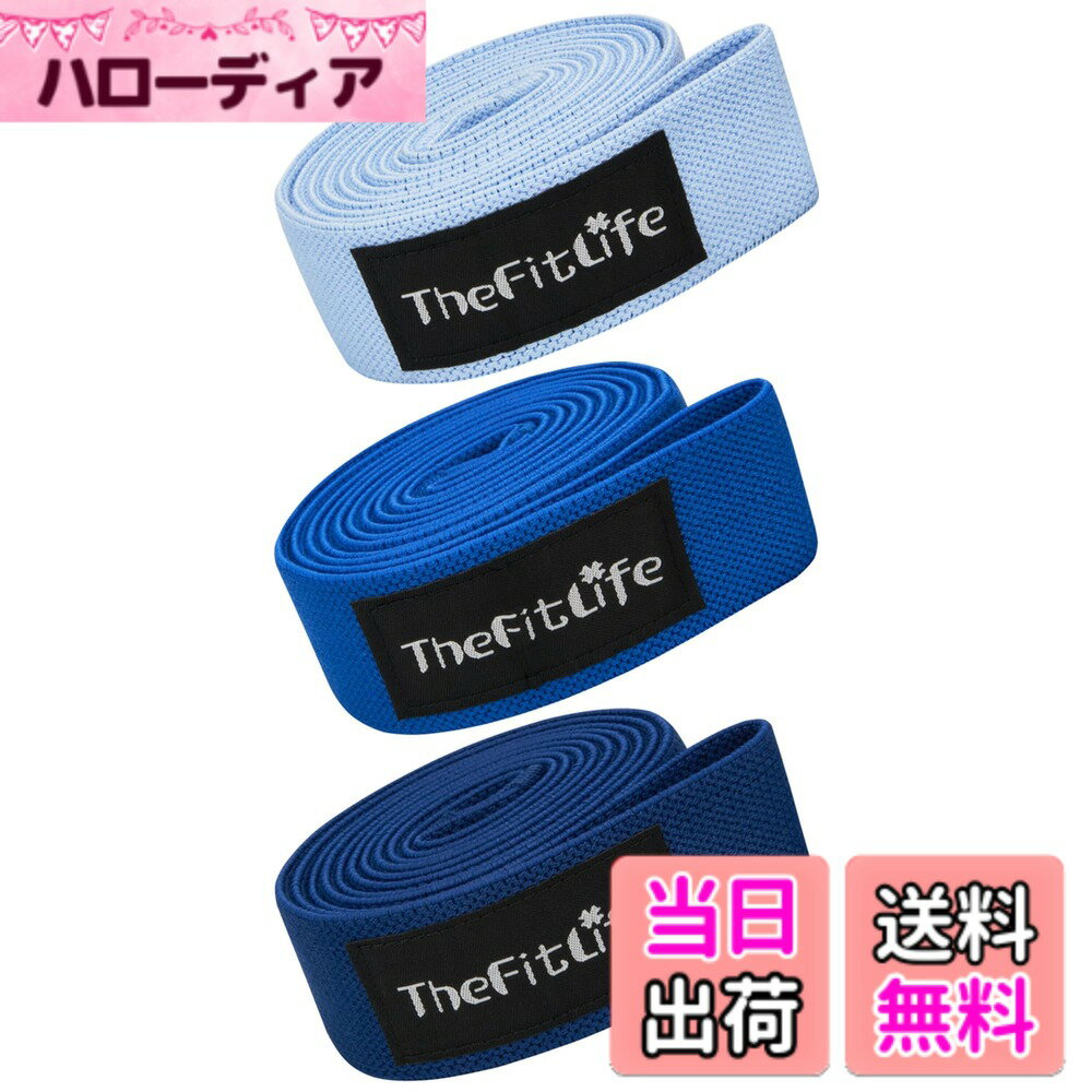 【送料無料】TheFitLife トレーニングチューブ 筋トレチューブ ゴムチューブ レジスタンスバンド ストレッチバンド フィットネスバンド (ベビーブルー/ブルー/ネイビーブルー)