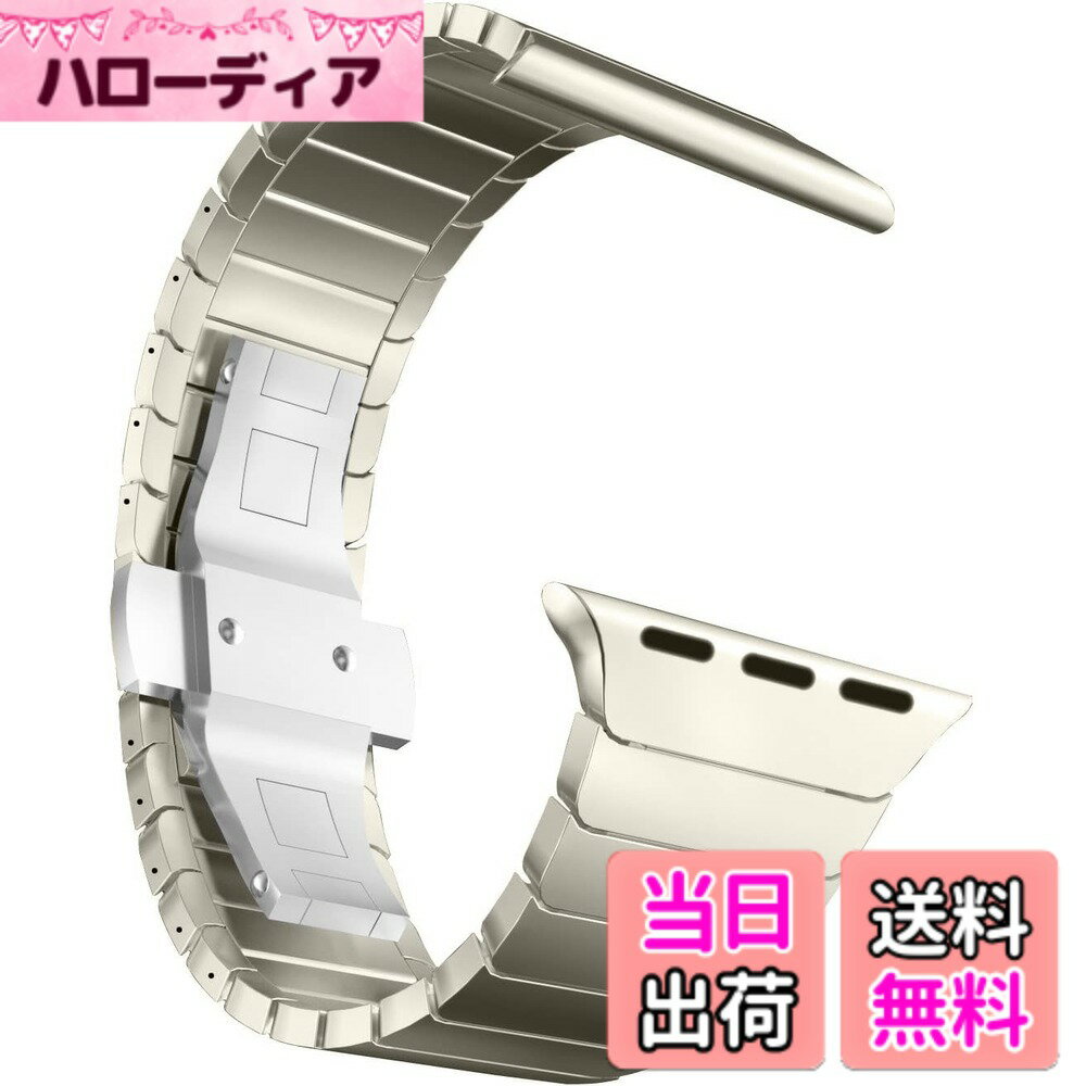乐天商城 - 【送料無料】MaKTechステンレススチール金属のリンクブレスレットバンドに対応しますと互換性があるApple Watch シリーズ 11/10/9/8/7,Ultra 3/2/1,SE 3/2/1 [2025] (46mm/45mm/44mm/49mm,チタン)