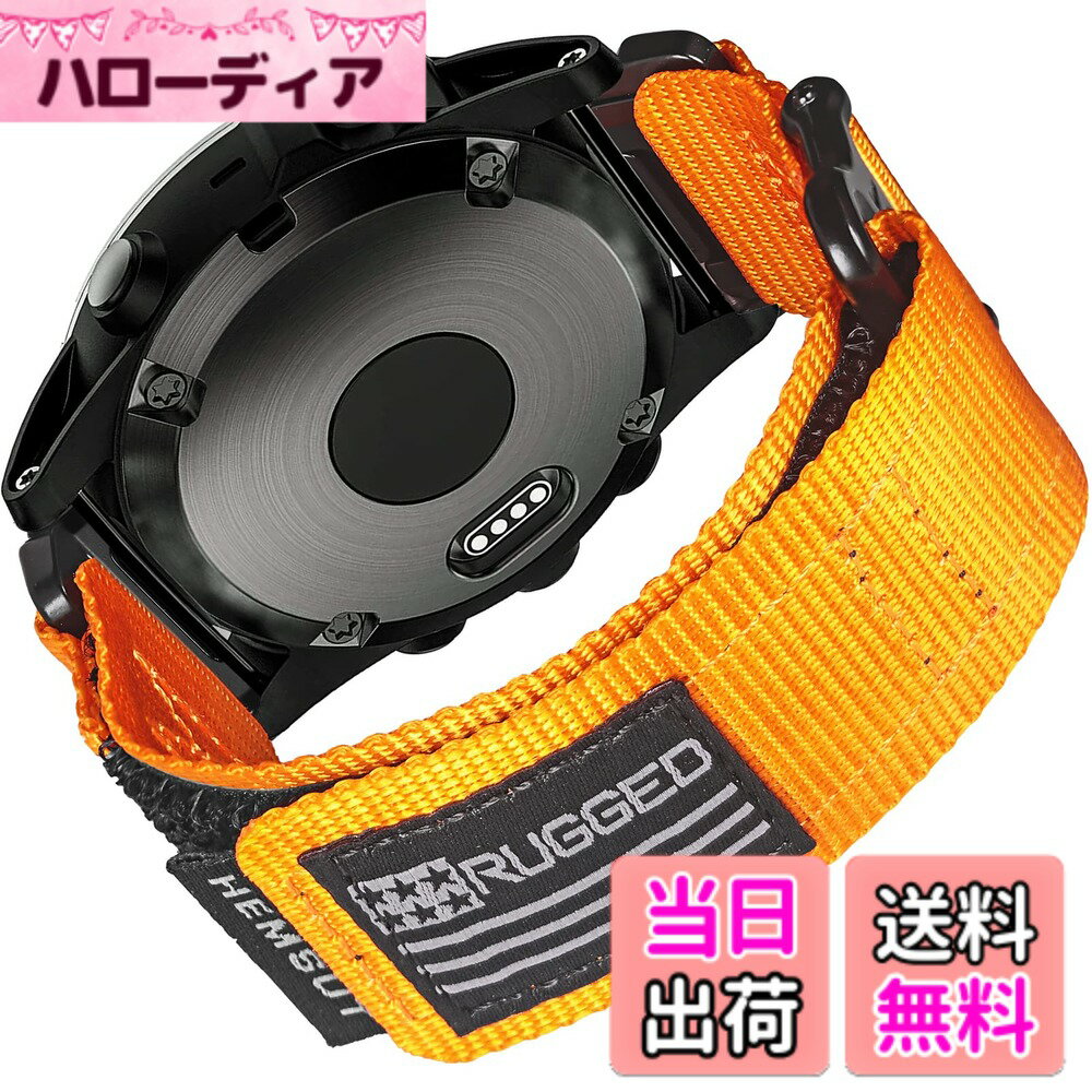 樂天商城 - 【送料無料】Hemsut ガーミン ベルト ガーミンウォッチ ナイロンスポーツバンド Fnix/Forerunner/Approach/MARQ/Quatix/D2/Instinct/Enduro/Tactixシリーズ用 アップグレードされたコネクタ ガーミンのクイックフィットver garminスマートウォッチ ベルト 手首サイズ7.