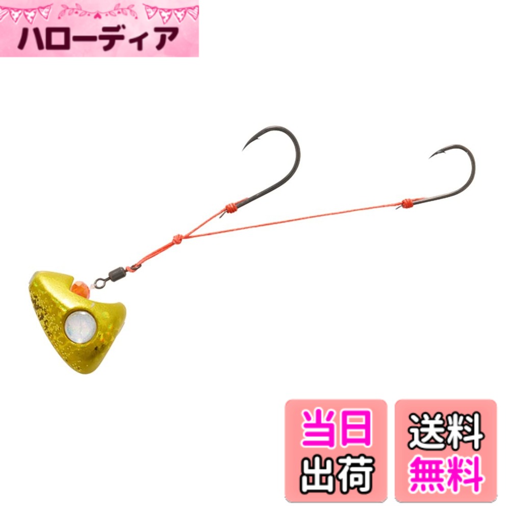 【送料無料】ダイワ(DAIWA) タイテンヤ 紅牙遊動テンヤSS 2WAY 30号 ゴールドジャンジャンラメ