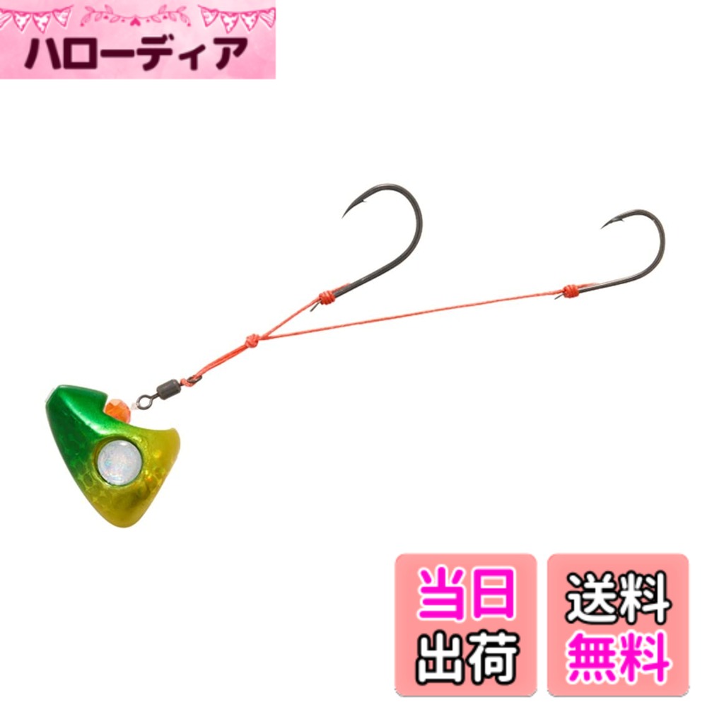 【送料無料】ダイワ(DAIWA) タイテンヤ 紅牙遊動テンヤSS 2WAY 25号 グリーンゴールド