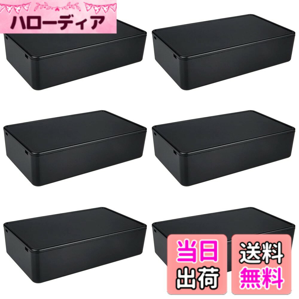 商品情報商品の説明製品の特徴: 1. プラスチック製電源ジャンクションボックスはプラスチック製で、耐久性があり実用的で、錆びにくいです。 2. 当社のエンクロージャボックスは小型で、持ち運びや保管が簡単で、使いやすく、優れたパフォーマンスを備えています。 3. 埃、腐食、滴下水から保護するための電子接続箱の堅牢な構造設計。 4. 電子プロジェクト、電源ユニット、学生プロジェクト、アンプなどに最適です。 仕様: 製品名: プラスチックプロジェクトボックス 材質：ABS 色: 黒 サイズ: 100*60*25 ミリメートル/3.9*2.4*1 インチ パック内容: 6 x ブラックエンクロージャボックス主な仕様 ★ 優れた素材：エレクトロニクスプロジェクトボックスのエンクロージャは高品質のABS素材で作られており、頑丈で実用的です。 耐久性と長期使用に最適です。 頑丈な構造とバックルのデザインで、ほこり、腐食、水滴から保護します。★ サイズ: 外寸: 100 x 60 x 25 mm/3.94インチ x 2.36インチ x 0.98インチ (長さ x 幅 x 高さ); メインカラー: ブラックトーン。ネジがないため、より使いやすくなっています。 どのプラットフォームでも。★ 幅広い用途: 電子プロジェクト、電源エンクロージャ、アンプボックスなどに最適です。特にポータブルプロジェクトやバッテリー駆動プロジェクトに適しています。 また、ジャンクション ボックスは、電気計器ボックスやコンポーネント ボックスなどとして機能することもあります。★ 良好な密閉性：プロジェクト電子ボックスは良好な密閉性を持っています。 当社の優れた非腐食性、非静電気性、絶縁抵抗により、過酷な環境でも機器を保護します。 プラスチック製のプロジェクト ボックスの電子機器は、配線端を保護する上で重要な役割を果たします。★ 商品内容: このパッケージには6個の黒いプラスチック電気エンクロージャボックスが含まれており、毎日の使用には十分です。 丈夫でDIYプロジェクトを作るのに最適です。 LCD、ソケット、LED、ボタンなどの多くのアイテムの開口部の穴あけや成形が簡単です。