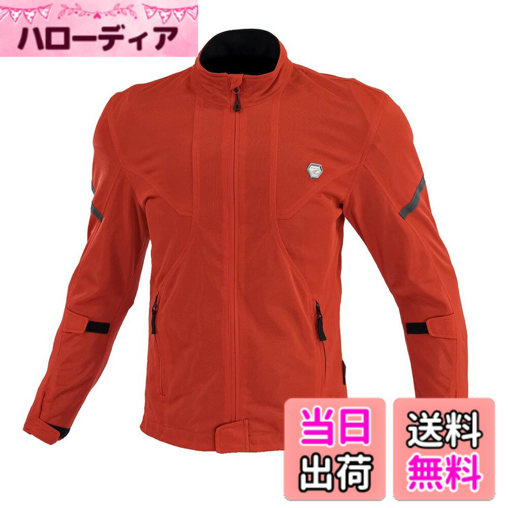 Rakuten - 【送料無料】[KOMINE] バイク用 ジャケット JK-1623 プロテクトフルメッシュジャケット ネオ 07-1623 レディース レッド WL