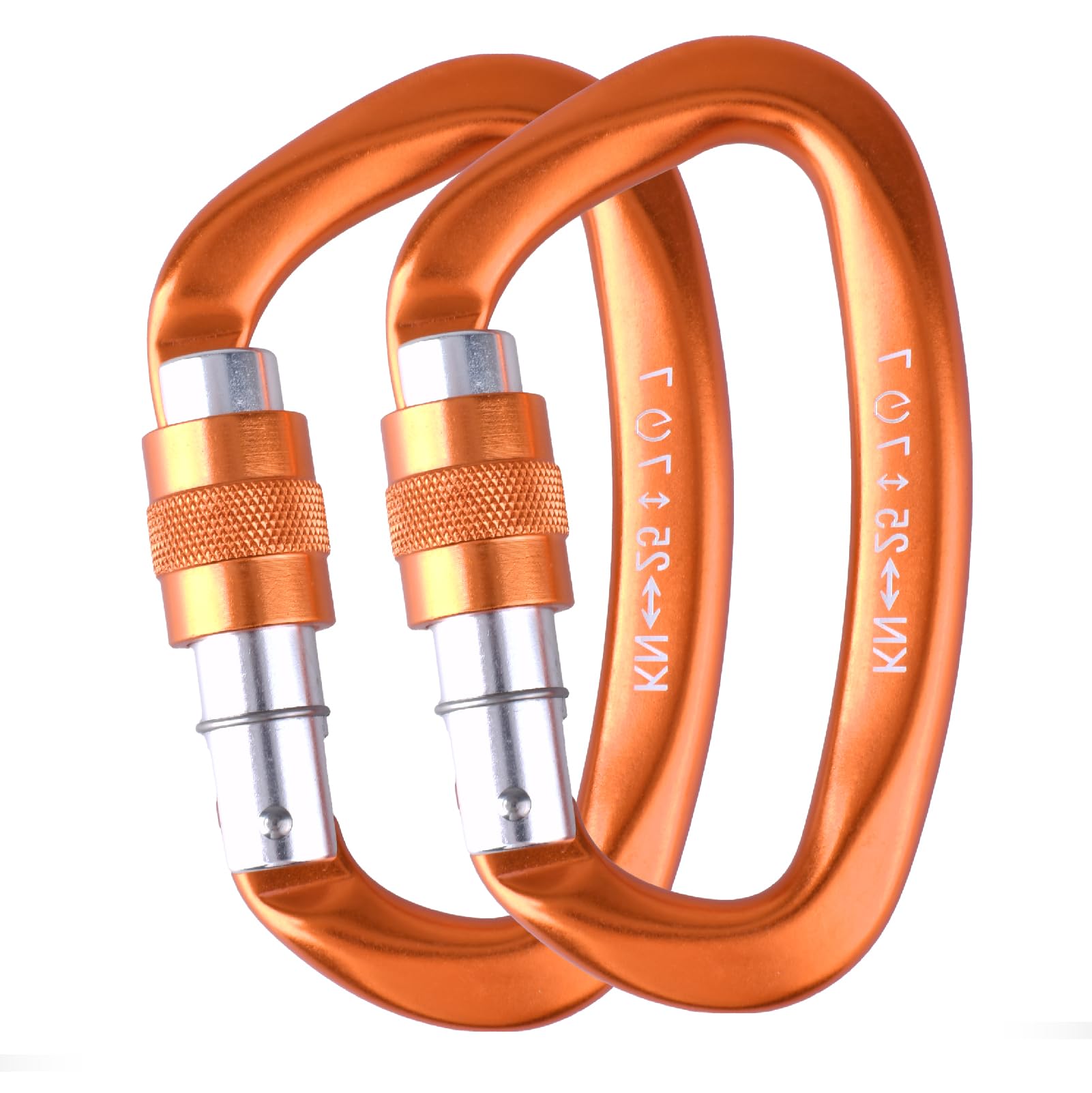 【送料無料】JEELAD カラビナ ナスカン 登山釦 12kN 25kN アルミ合金カラビナ 超軽量 キーホルダー 脱落防止 多機能 キャンプ アウトドア