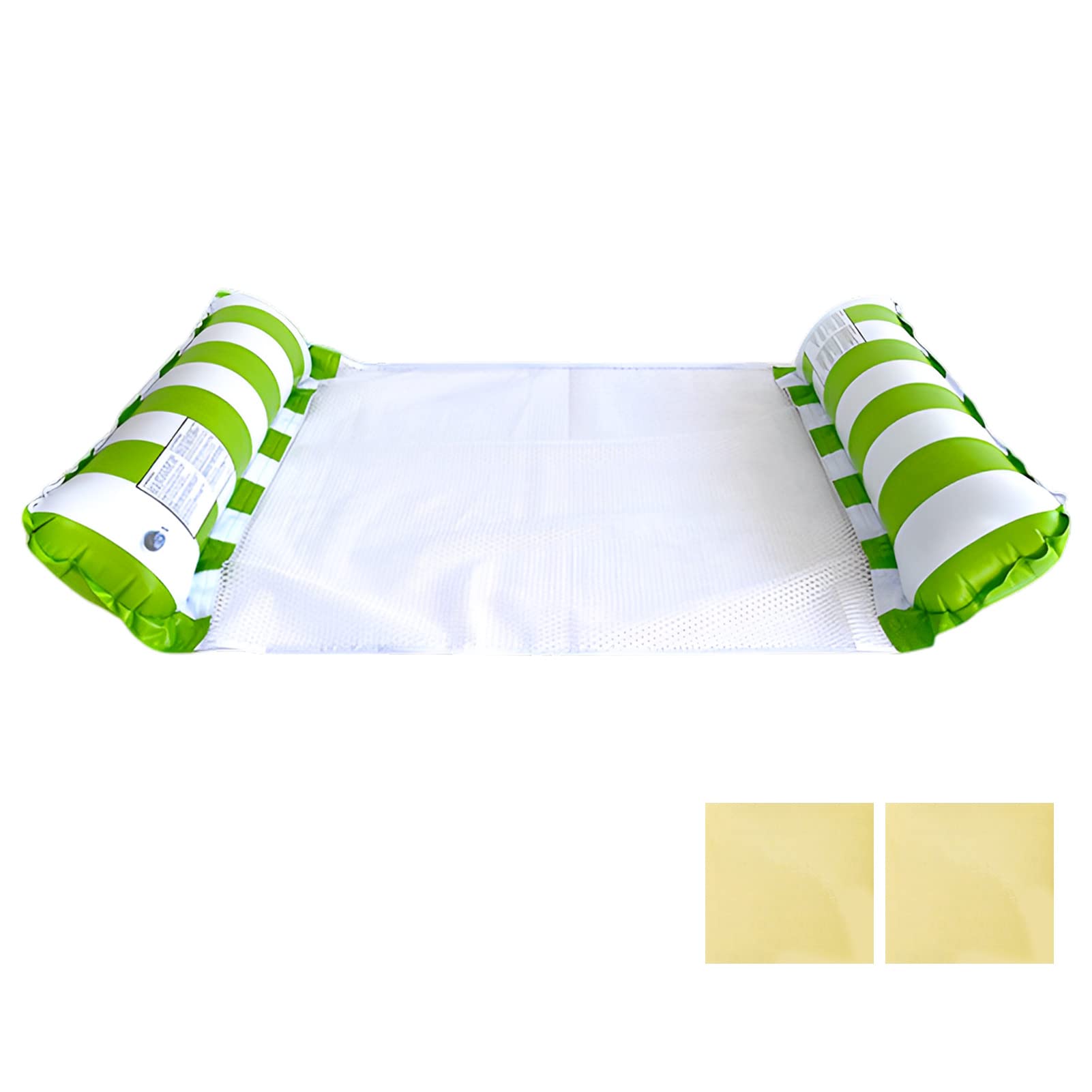 【送料無料】Formemory 浮き輪 フロート 1人乗り 大人用 浮き輪ベッド フロート 70cmX130cm ウォーターハンモック+ビニール補修用テープ2枚付き 大人用 浮き具 水上ハンモック 折りたたみ うきわ 暑さ対策 夏海遊び 水遊び プール 一人乗りプールパーティー 海水浴 日光