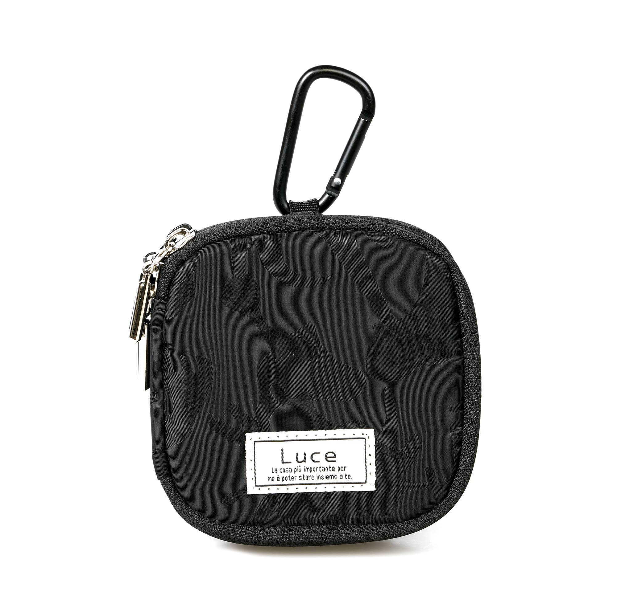 【送料無料】Kenko フィルターケース LUCE フィルターケース 4枚収納可能 ~82mm対応 カラビナ付き ブラック カモフラージュ柄 AOC-LU1FC4 BKCF