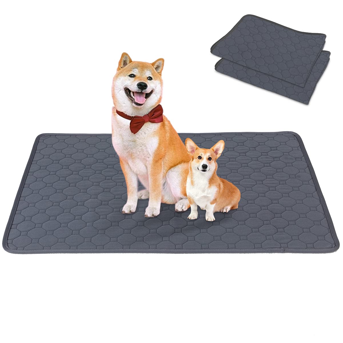 【送料無料】洗えるペットシーツ Toyuxe ペットシーツ 洗える 2枚セット 滑り止め 犬シーツワイド おしっこシート ペット ペットシーツ 消臭 ペット シーツ 洗える 丸ごと洗える 下敷きマット 四重構造 漏れ防止 速乾 滑り止め 中型 大型 犬・猫 犬用 おしっこパッド 丸