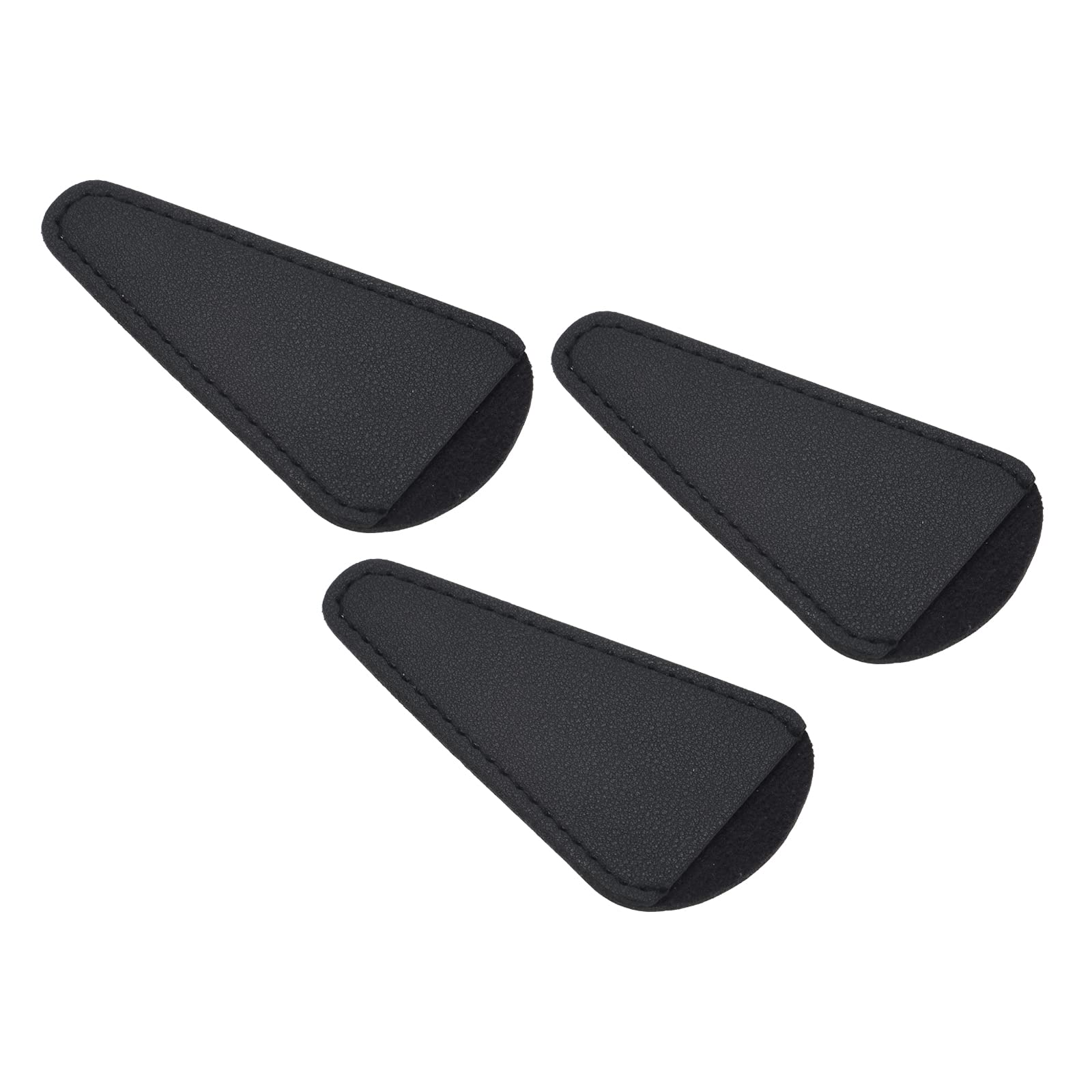 【送料無料】PATIKIL 101mm x 55mmPUレザー はさみの鞘 3個 シザーカバープロテクター 携帯用回収バッグ 眉毛カット用 ツールの保護 ブラック