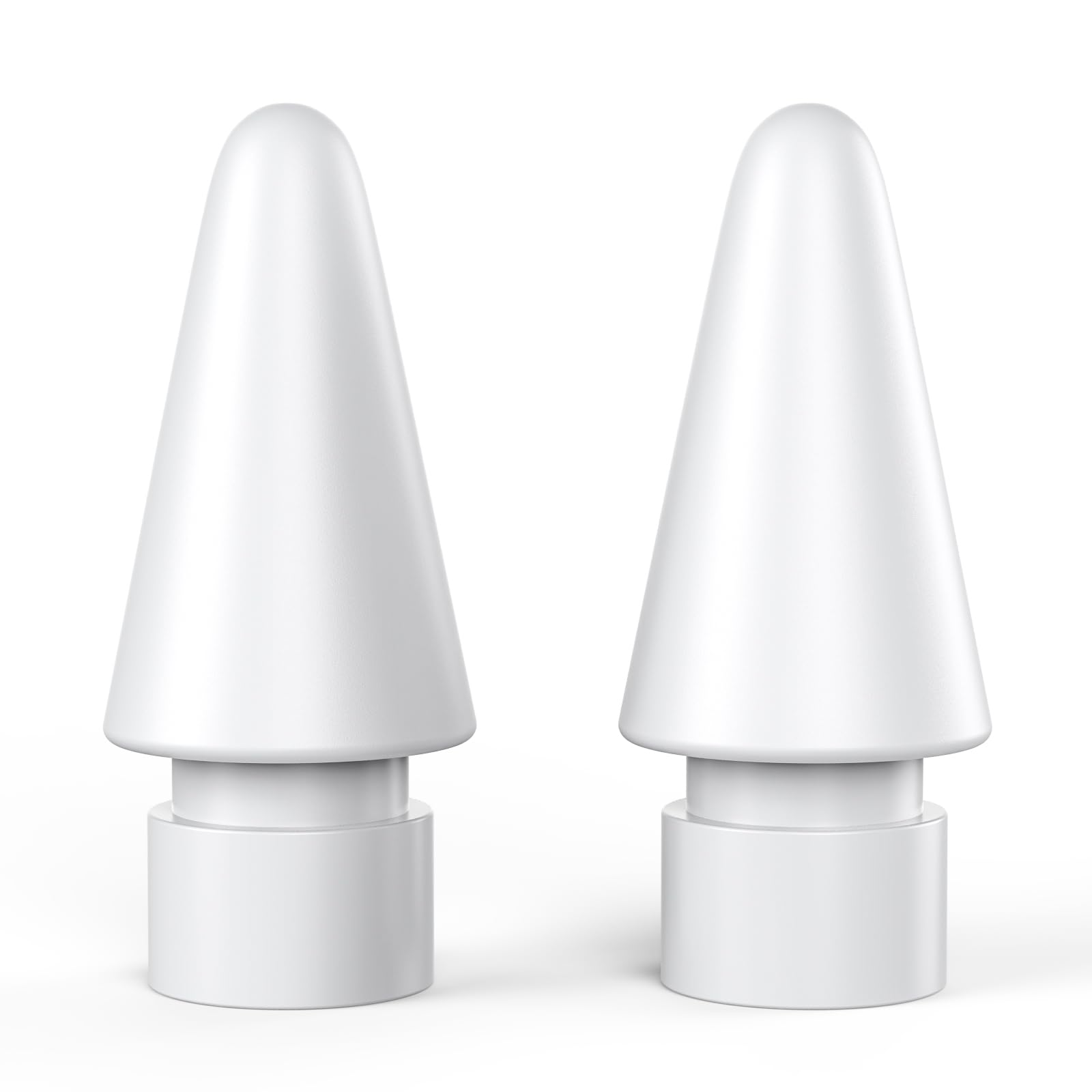 【送料無料】MOGOOD Apple Pencil アップルペン先 交換ペン先 高感度 耐摩耗 iPencil Nib Fine Point正確な制御ペン先はアップルの第1/2世代と互換性がある(2個入り)