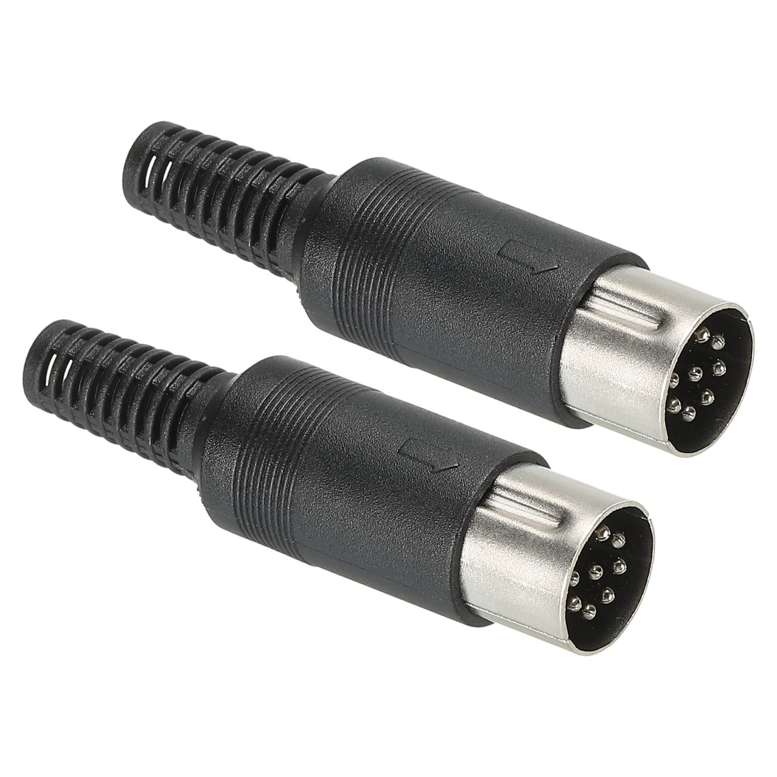 【送料無料】PATIKIL S-ビデオプラグ DIN オスソケット 8ピン 信号伝送 テレビ DVD ...