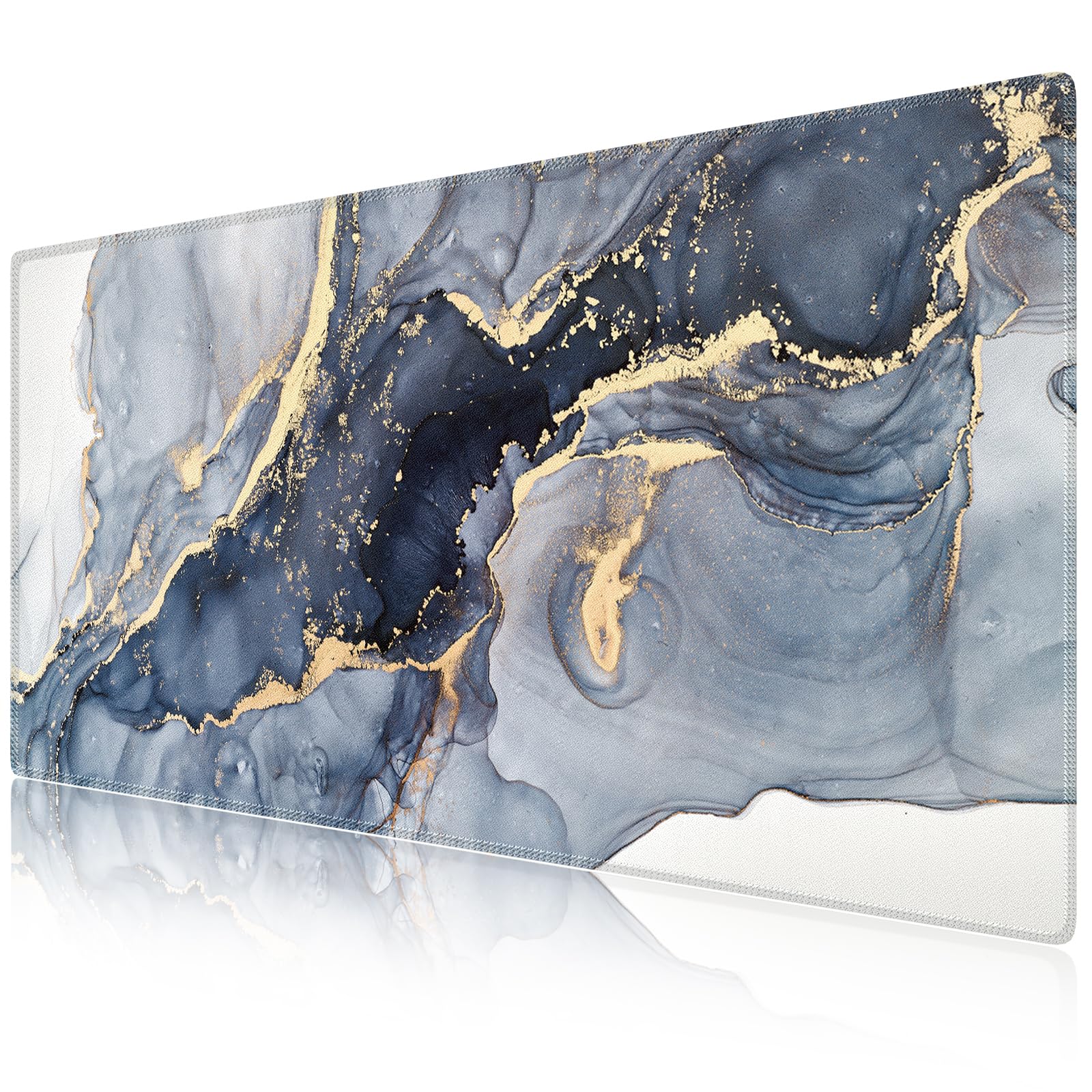 【送料無料】iCasso マウスパッド ゲーミング 大型 北欧風柄 デスクマット90x40cm 耐水性 清潔しやすい 滑り止め ゴムベースデスクマット 仕事 ゲーム オフィス ホーム用-SBD9