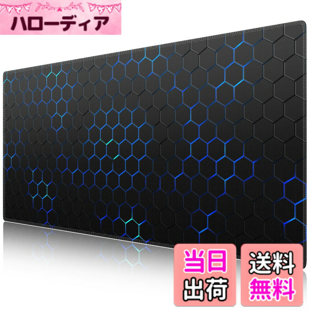 【送料無料】iCasso マウスパッド ゲーミング 大型 北欧風柄 デスクマット90x40cm 耐水性 清潔しやすい 滑り止め ゴムベースデスクマット 仕事 ゲーム オフィス ホーム用-SBD7