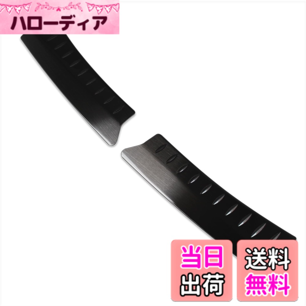 【送料無料】RUIQ スバル 新型 クロストレック インプレッサ GU系 専用 内装 ステンレス ラゲッジ キッキングプレート スカッフプレートバック リア インナースカッフ カバー ガード ボード 保護 ガーニッシュ Subaru Crosstrek Impreza 専用 設計 (黒色)