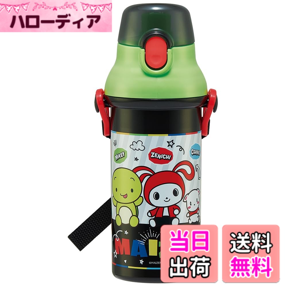 [무료 배송] 스케이터 (Skater) 물통 마이젠 시스터즈 480ml 어린이용 항균 플라스틱 제 어린이 친화 경량 일본제 PSB5SANAG-A