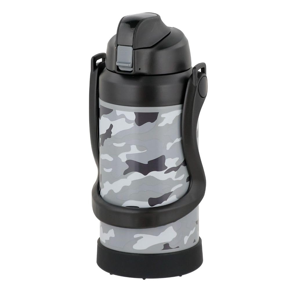 【送料無料】ベストコ ダブルステンレス スポーツジャグ 1.8L グレー NQ-0142 カモフラージュパターン