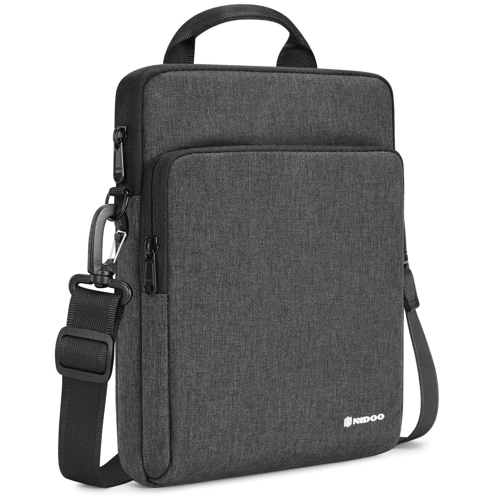 【送料無料】NIDOO 10インチタブレットスリーブバッグ、11インチ iPad Pro M4、11インチ iPad Air M2、10.9インチiPad Air、10.5インチSurface Go 3、Tab M10 Plus Gen 3、MatePad用、10.9インチiPad、10-11インチ保護バッグハンドバッグ、ダークグレーの商品画像