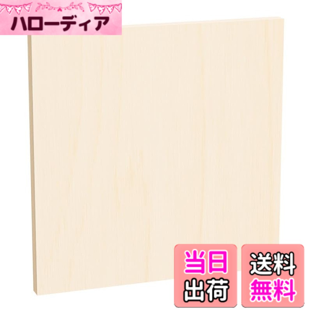 【送料無料】HANSILK ウッドキャンバスボード 木製キャンバス クレードルペイントパネルボード 正方形木製パネル S6 408 408mm ドローイング ペイン DIYアートクラフトプロジェクト用
