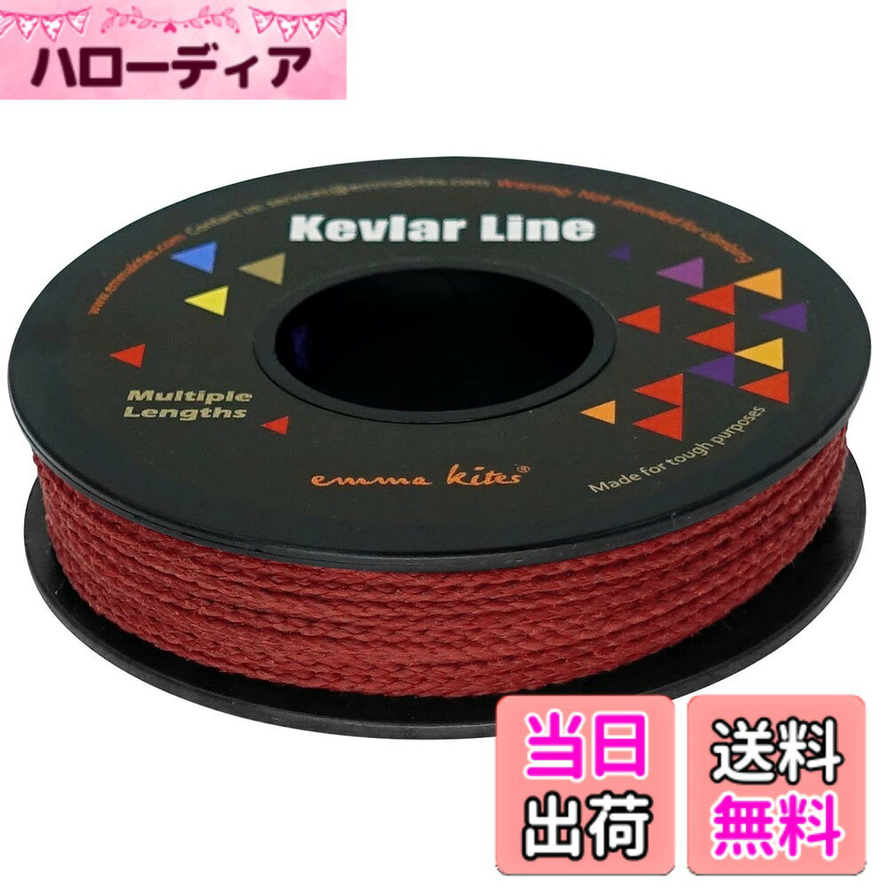【送料無料】emma kites 100% ブレード ケブラーライン コード レッド 10M x 250kg / 550lbサイズ 耐摩耗性 高強度 パラコード テントライン使用 キャンプ フィッシング サバイバル アウトドアスポーツ 一般用途 アクセサリーコード hellodear-11028101 ハローディア楽天市場店 パッケージ画像