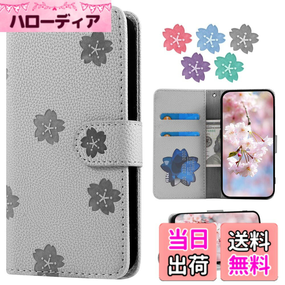 乐天商城 - 【送料無料】Qribo 適合 Google Pixel 8a ケース 手帳型 純潔な 美しい桜パターン 財布型 向け Pixel8a 手帳型ケース 用の ピクセル8a ケース カードポケット ファッション エレガント 静か コンパチ pixel8a カバー 適合 googleピクセル8aケース 手帳型 用の ぴくせる8