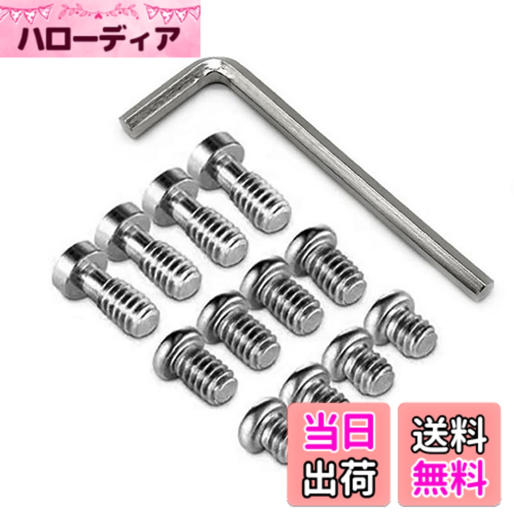 【送料無料】GOODCHI 1/4インチネジ 六角穴付きボルト カメラ固定 ステンレススチール製 クイックリリース取り付け交換ネジ 12個セット