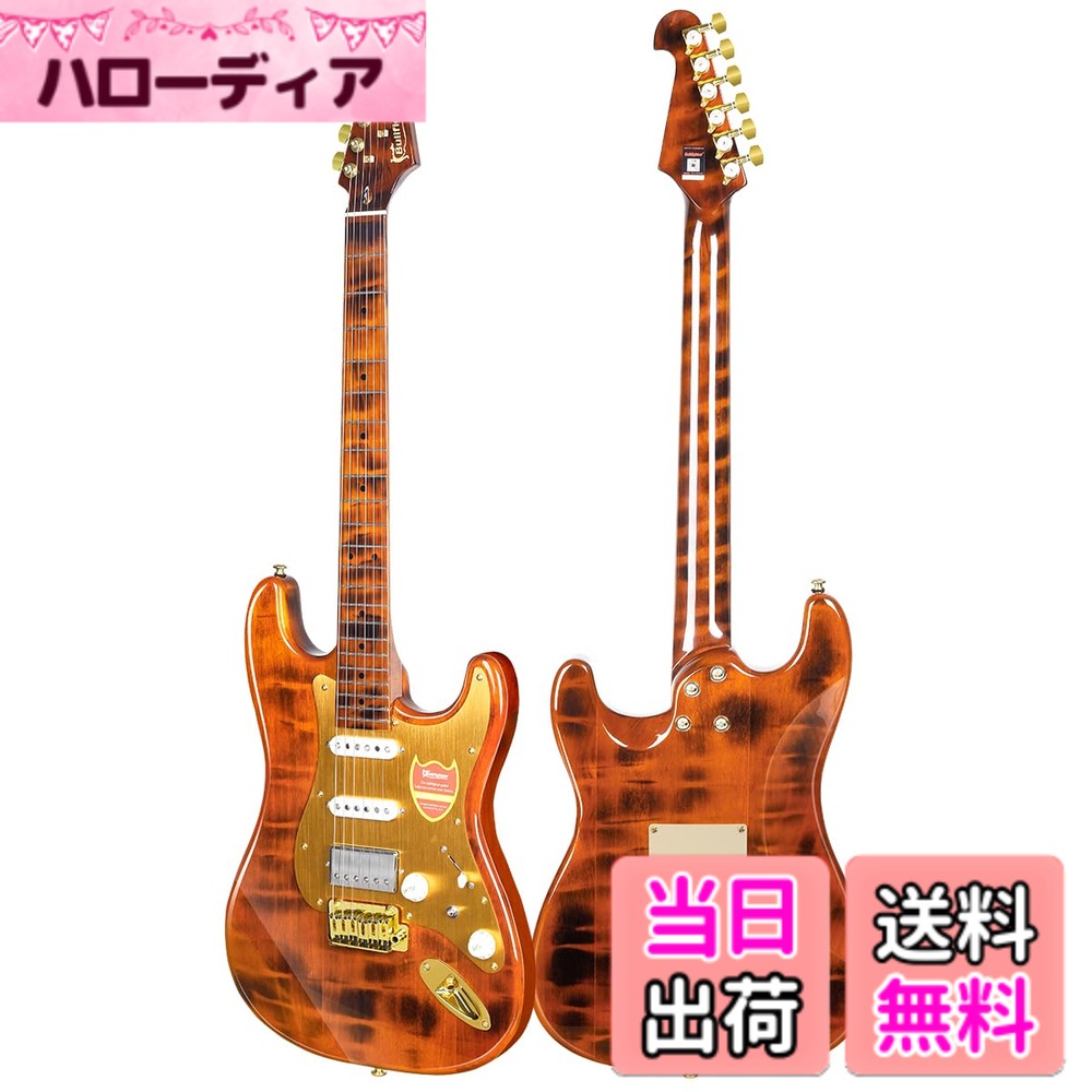【送料無料】Bullfighter エレキギター トラベルギターセットアクセサリーセット付き STタイプ 大人 初心者楽器 ロック プロ パフォーマンス エレキギター セット D190