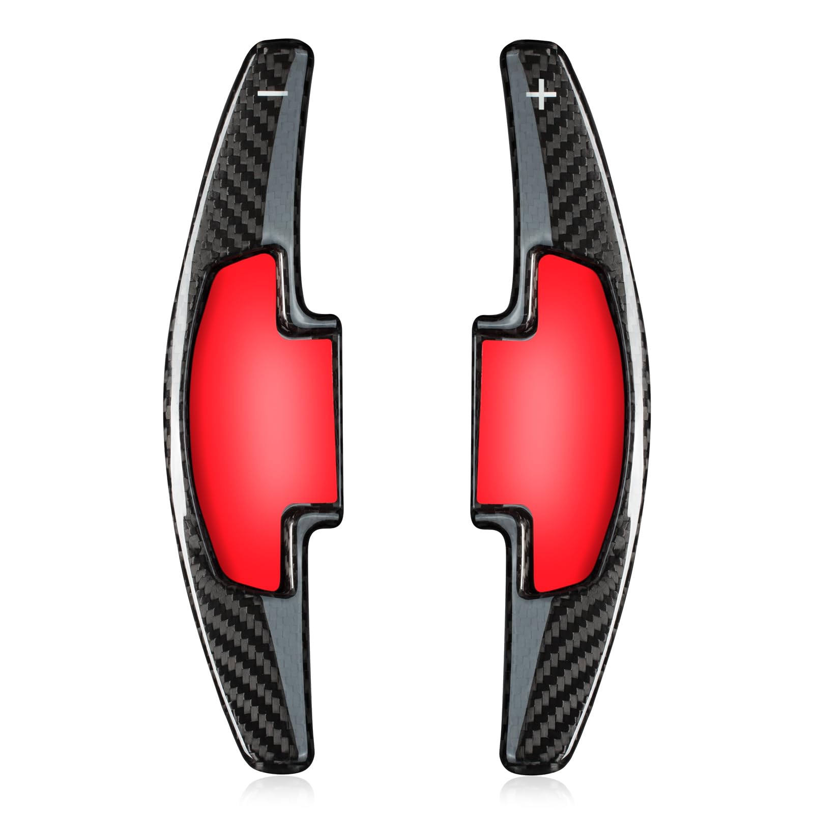 【送料無料】[T-carbon] ホンダ用パドルシフトカバー リアルカーボン製 シフト パドル エクステンション ホンダ アコード スポーツ用 アキュラ TLX 2018-2020用 アクセサリー シビック CR-V 用 (ブラック)