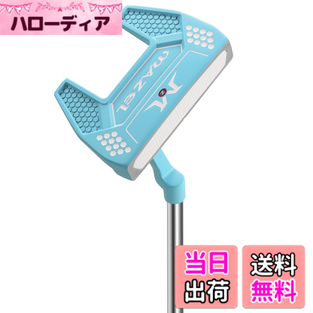 【送料無料】MAZEL (マゼル) パター ゴルフクラブ メンズ 右用 ヘッドカバー付き (アップグ ...