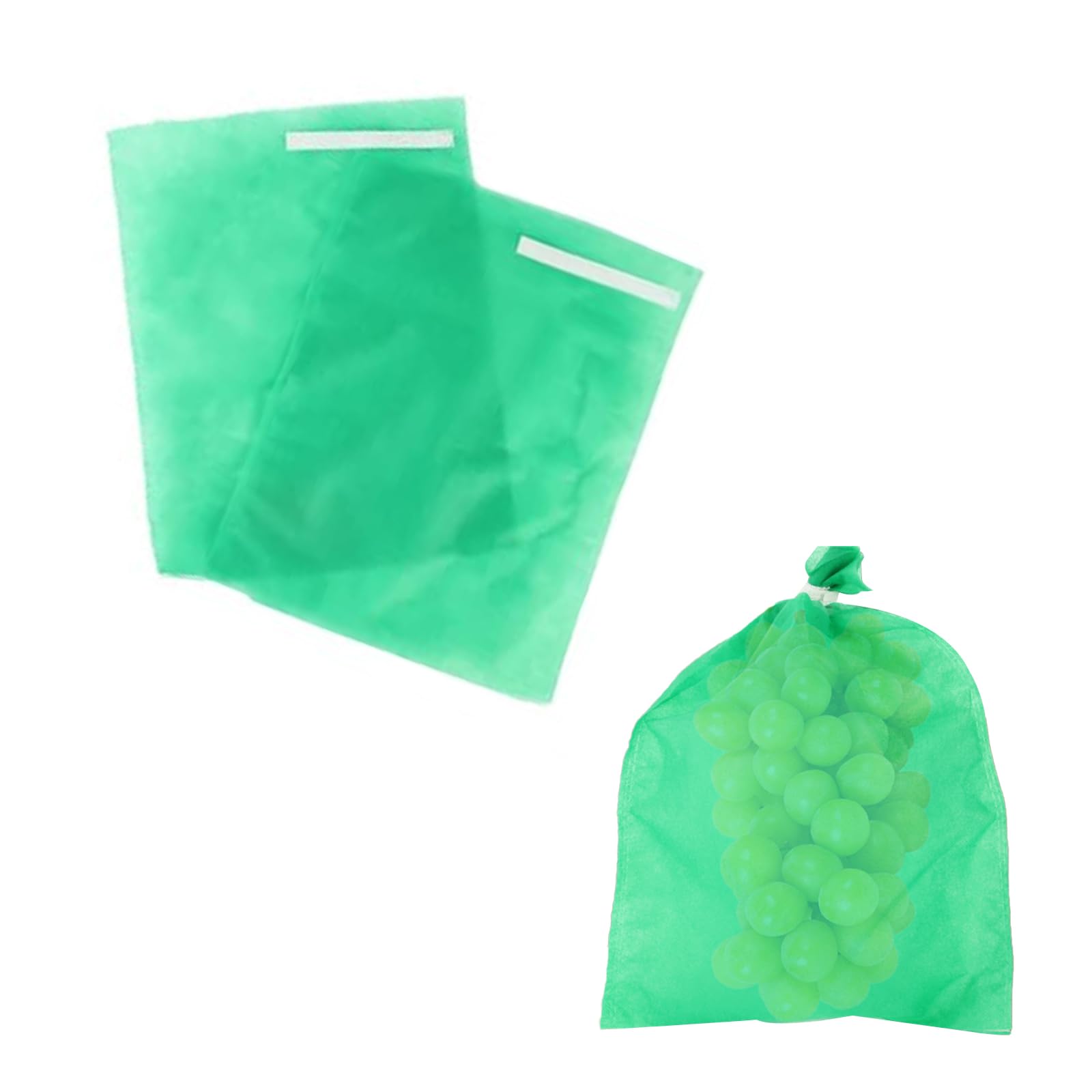 【送料無料】TVETE 果物袋 保護ネット 防虫カバー 果物保護バッグ【30個入り】果物袋防虫ネット 防鳥ネット 果物袋 鳥よけ 家庭菜園 虫除けネット 巾着袋 メッシュバッグ フルーツプロテクターバッグ 植物フルーツ保護バッグ ぶどう防鳥 葡萄の袋 果樹園 巾着結びやすい