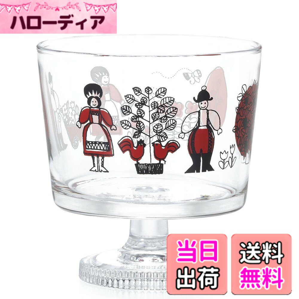 【送料無料】アデリア(ADERIA) 【 アデリアレトロ 脚付きデザート グラス 深型 おとぎ話 285ml 化粧箱入 日本製 1967 】 昭和 ガラス 食器 おしゃれ かわいい 花柄 フラワー パフェ スイーツ フルーツ お菓子 スタンド付き モダン アンティーク ヴィンテージ デザイン プ hellodear-10378339 ハローディア楽天市場店 パッケージ画像