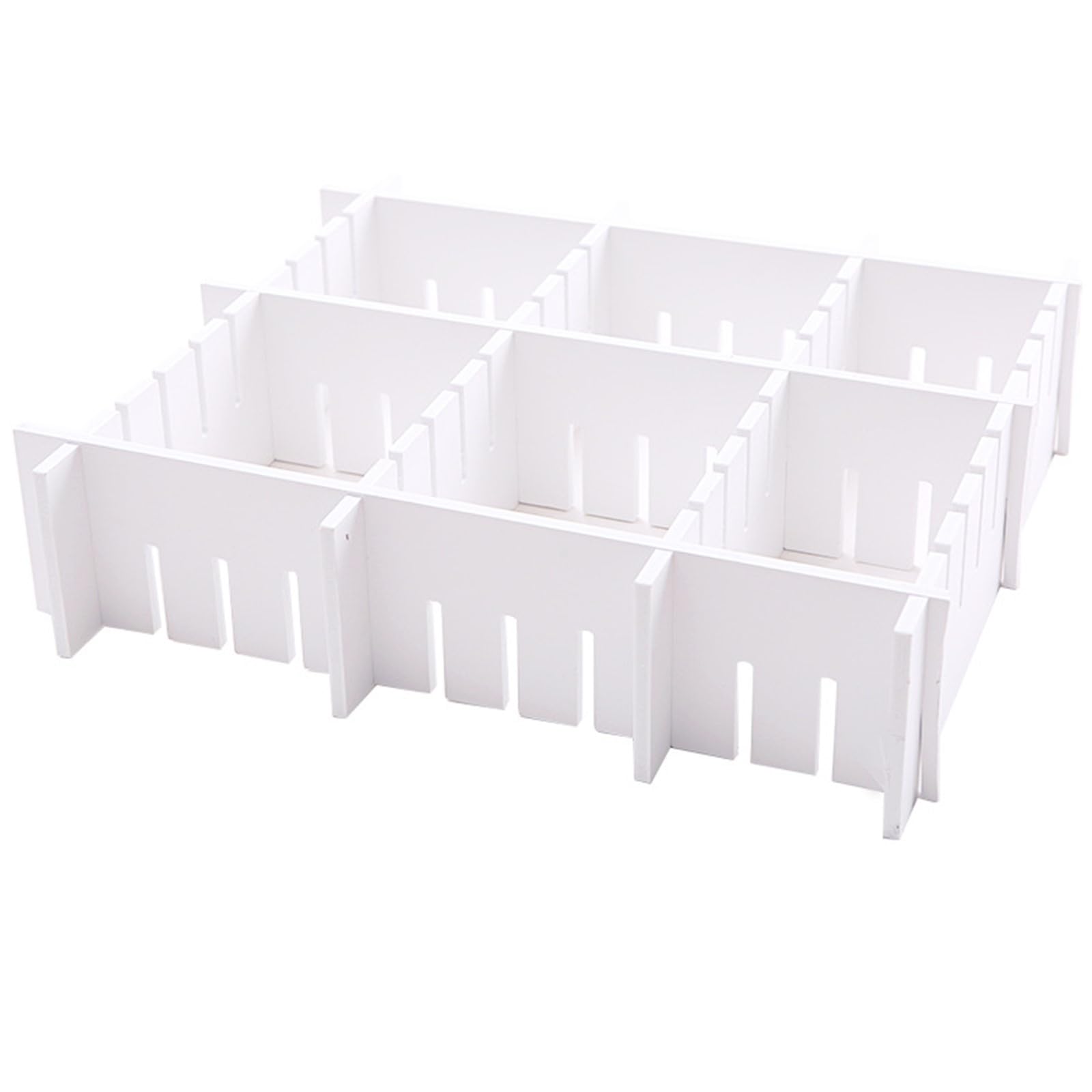 【送料無料】ISEFUJI 仕切り板 ホワイト 引き出し 小物収納 整理 整頓 収納用 切断 カット可能 厚さ5mm 難燃性 防水 洗える 選べる高さ 曲がりにくい 組み合わせ (470x70mm7枚)