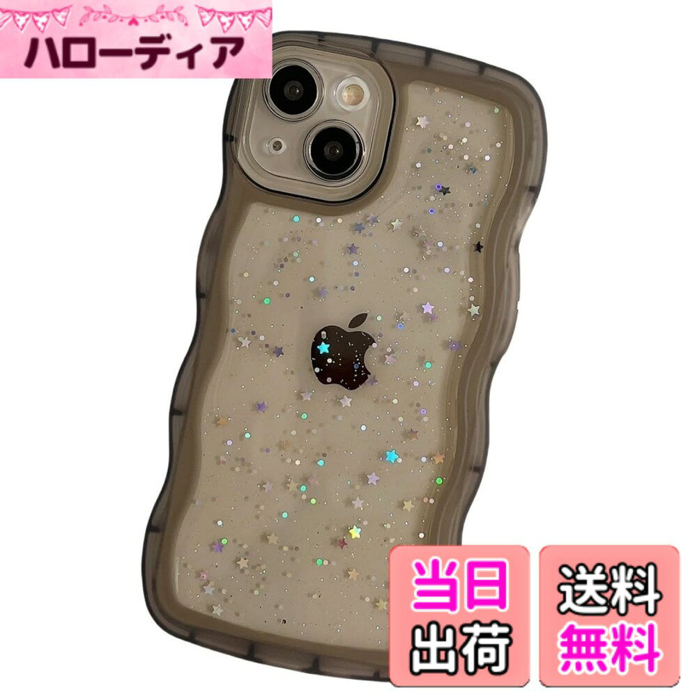 商品情報商品の説明Disonbeir きらきら 対応 iPhone 12 Pro Max ケース クリア 透明 ラメ入り 星 キラキラ ウエーブ 波型フレーム かわいい アイフォン12Proマックス 用 カバー 大人 可愛い デコレーション 女性 人気 ,黒主な仕様 ソフトケース：柔らかいソフトTPUケースなので装着しやすく、スマホにも優しい。波型サイド：ふちのウェーブが手にフィットして持ちやすくてお洒落可愛い人気韓国デザイン。大人可愛いきらきらケース：ラメ入りで大人かわいいキラキラケース、ラメと星がきらきらしてシンプルすぎず派手すぎ、ほかにない可愛さで目を引きます。