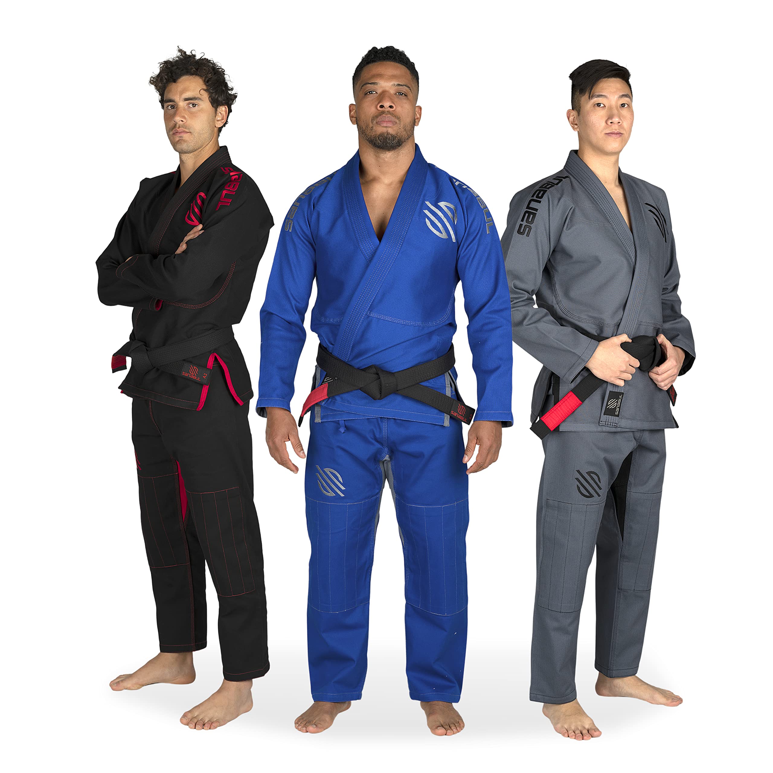 Sanabul Essentials V.2 超軽量 防縮加工 BJJ柔術着 (ネイビー 色：ブルー、サイズ：A0