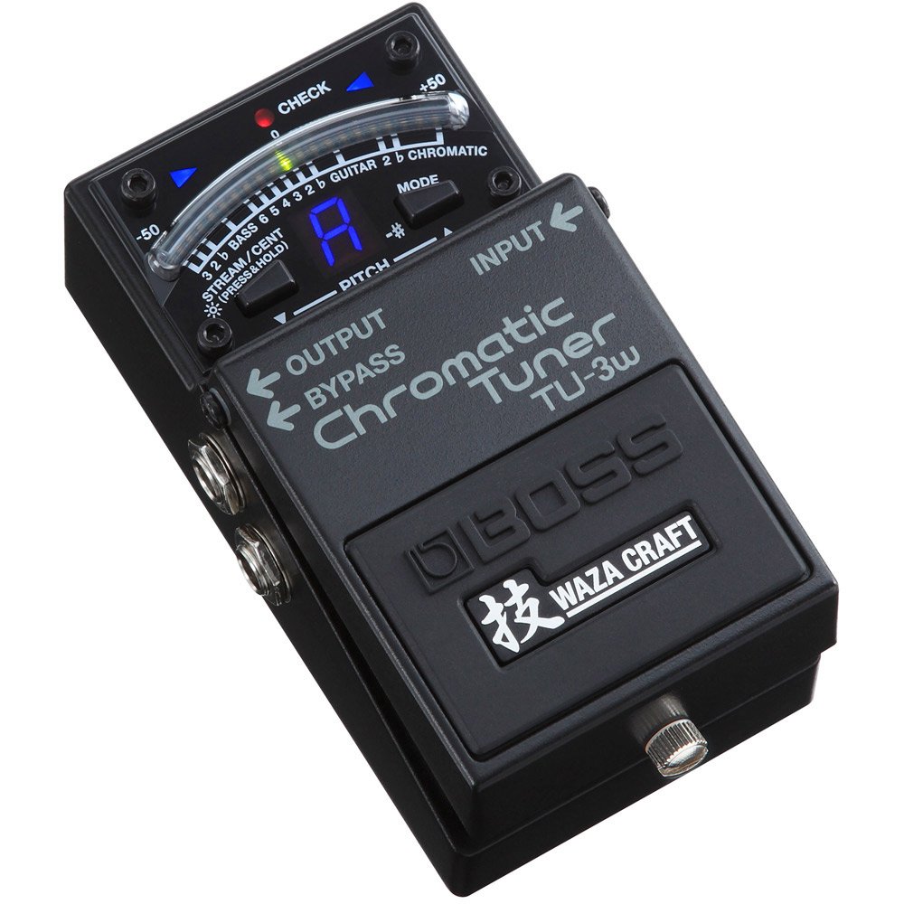 【送料無料】BOSS/技WAZA CRAFT TU-3W MADE IN JAPAN Chromatic Tuner TU-3W チューナー ボス 色：ブラック