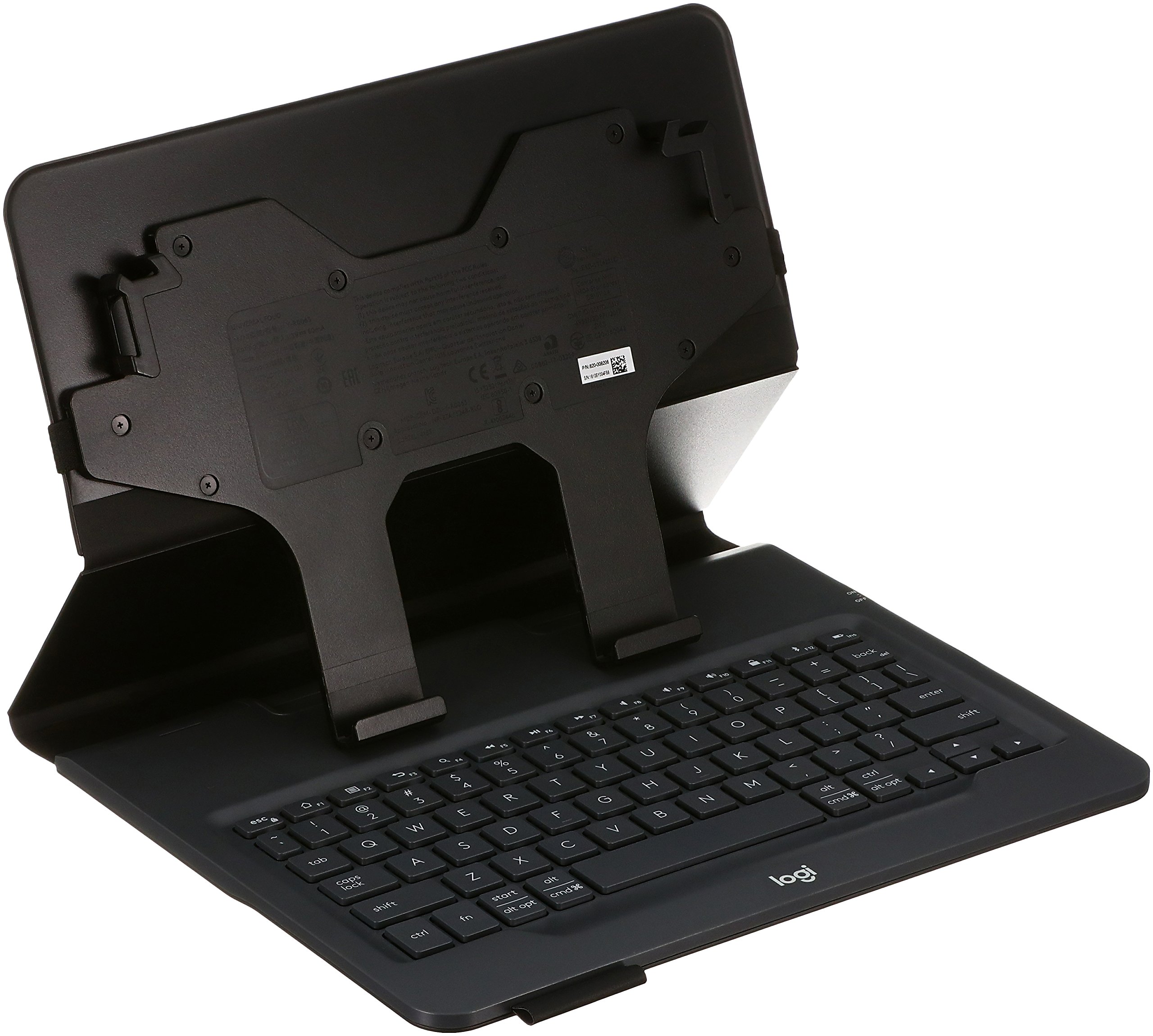 ロジクール キーボード 9-10インチのiPad/Android/Windowsタブレット対応 uK1050BK ブラック キーボード付タブレットケース iOS ANDROID WINDOWS OS対応 UNIVERSAL FOLIO 国内正規品 2年間メーカー 色：ブラック