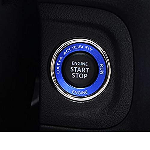 【送料無料】[CATYA] Suzuki Escudo Crosby Swift sx4 Jimny Alto Works Hustler Wagon r Engine Start Ring 1P [Blue] ES011 色：レッド