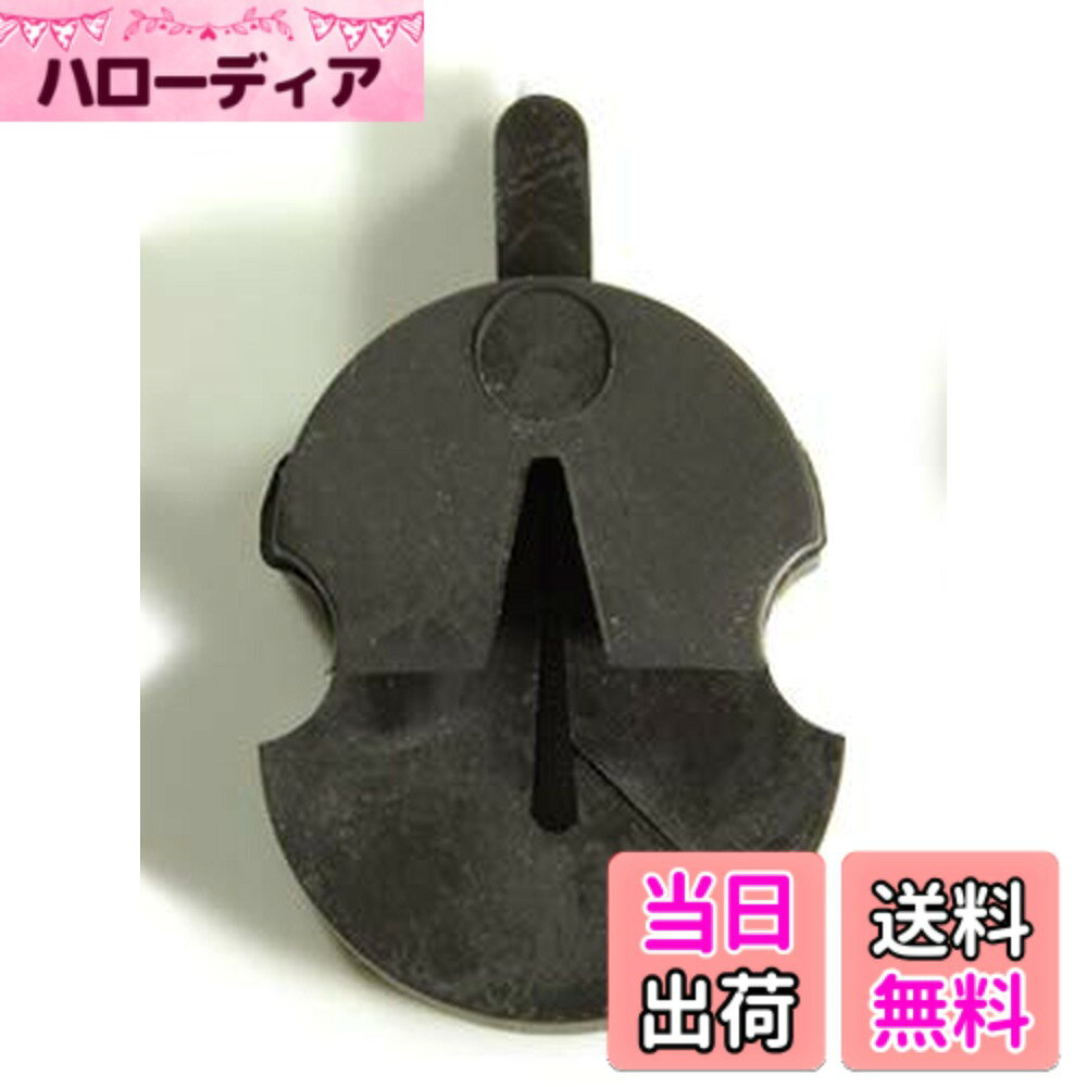 【送料無料】バイオリン・ビオラ ミュート トルテ Tourteスタイル 弱音器 演奏用 1つ穴 黒 色：ブラック