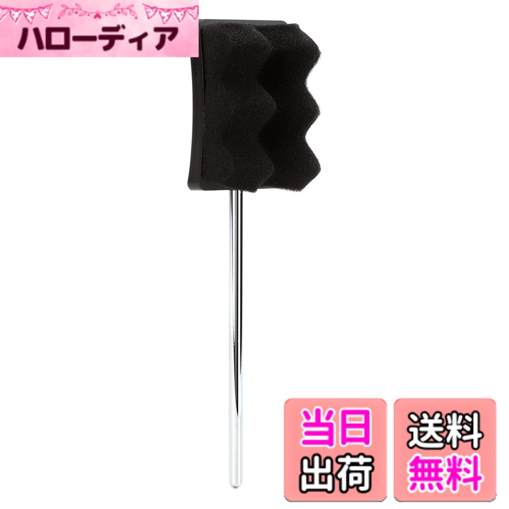 商品情報商品の説明ドラムペダルのビーターと取り換えて使用することで、 音量を抑えたバスドラムサウンドが得られる、スポンジ製ヘッドのペダルビーター。 従来モデル BSQ10Sに対して横幅が半分のサイズとなっており、ツインペダルでもご使用いただけます。 また、ビーターの自体の重量はBSQ10Sと同じになるように設計してあり、あたかも通常のビーター装着のドラムペダルを踏んでいるような感覚で演奏することが可能です。 音量を抑えたドラムの演奏をしたい。でもバスドラムをずっと弱く踏み続けるのはストレス・・・。 そんなドラマーの悩みを解決するアイテムが、このSOFT SOUND BEATER (ソフトサウンド ビーター) です。 使い方はシンプルで、お手持ちのドラムペダルのビーターと付け替えるだけ。 アコースティックライブや小さいステージでの演奏、繊細さが要求される楽曲でのアンサンブルなど、様々なシチュエーションで活躍します。 もちろん、ドラムセットを使っての練習の際にもお勧めです。 このビーターの特長はそのビーターヘッド。防音室などの壁に吸音材として使われる波型スポンジを採用しており、バスドラムのボリュームを抑えるのに大きな効果があります。 また、適度な重量感によるバウンスと、打面部分の曲面が生みだす『ヘッドをヒットした瞬間の自然な踏み心地』によって、通常のビーターを使用した際に近い操作感を実現。ペダル操作によるダイナミクスのコントロールや、細かいフレージングを可能にします。 ドラムセットを使っての練習、大きな音を出せない環境での演奏など、アイデア次第で様々な活用が可能な画期的なビーターです。 SPEC. ■ 重量 : 83g　　*BSQ10Sと同じ ■ シャフト径 6.3mm ■ ヘッド材質 : スポンジ サイズ a : 50mm b : 75mm c : 135mm (シャフト径は6.3mm)主な仕様 音量を抑えたバスドラムサウンドが得られるスポンジ製ヘッドのペダルビーター従来モデル(BSQ10S)に対して横幅が約半分となりツインペダルでも使用可能重量：83g *BSQ10Sと同じシャフト径：6.3mmbrヘッド材質：スポンジ