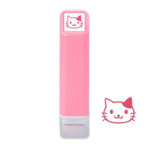 【送料無料】こどものかお スケジュール浸透印 0556-692 ねこ サイズ：幅13x奥13x...