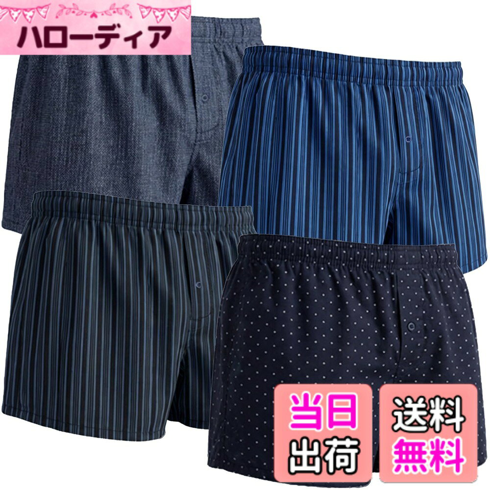 商品情報商品の説明主な仕様 [ゆったりとしたはき心地] 素材には、綿とポリエステルを組み合わせ、 これにより 乾きやすくシワになりにくく、オールシーズン快適にお使いいただけ、快適な一日をサポートします。 伸縮性に優れたニット生地を採用しており、肌に触れる瞬間からその柔らかさと滑らかな肌触りに◎。[幅広なウエストゴム] 太もも周りは広めに設計されており、ゆったりとした仕様が特徴です。 さらに、幅広のウエストゴムが食い込みを防ぎ、長時間の着用でも快適さを保ちます。[デザイン] 縞模様、チェック、水玉、格子などの柄バリエーションをご用意しています。 普段使いから特別な日まで、さまざまなシーンに◎。[お手入れ] 3枚、4枚セットで毎日の洗い替えに便利です。 雨の多い時期や洗濯回数が増える季節にも◎。また、洗濯機で丸洗いが可能なので、お手入れも簡単です。＜ウエストサイズ＞ M(76-84cm)、L(84-94cm)、LL(94-104cm）3L(98-108cm) 4L(104-114cm) 5L(110-120cm) ＜タイプ＞ 前開き（ボタン付き） ＜素材構成＞ ポリエステル65％、綿35％