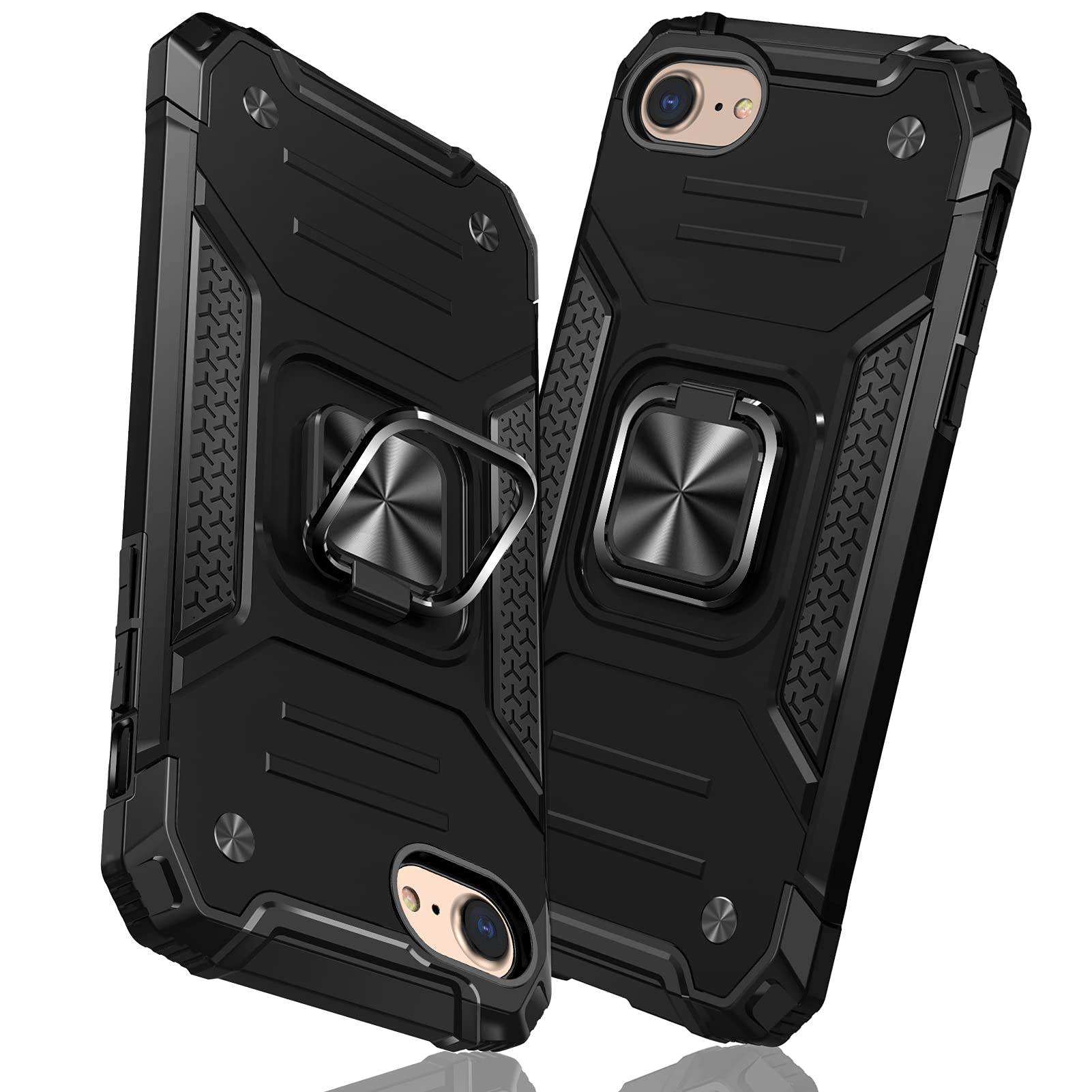 【送料無料】TMUJWS iPhone 12 Pro Max 用ケース リング 衝撃吸収 耐衝撃 TPU+PCバ...