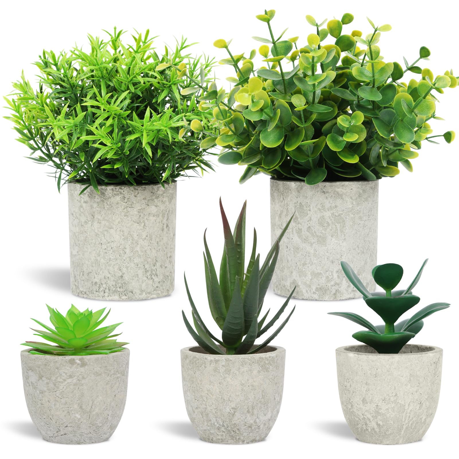 【送料無料】Y-Step フェイクグリーン 人工観葉植物 5点セット 観葉植物フェイク 鉢植え ふぇいくぐりーん 造花 観葉植物 セットフェイクグリーン ミニ 観葉植物 フェイク セット インテリア 可愛い 人工観葉植物 小さい 観葉植物フェイク小型 ミニ 観葉植 色：グリーン