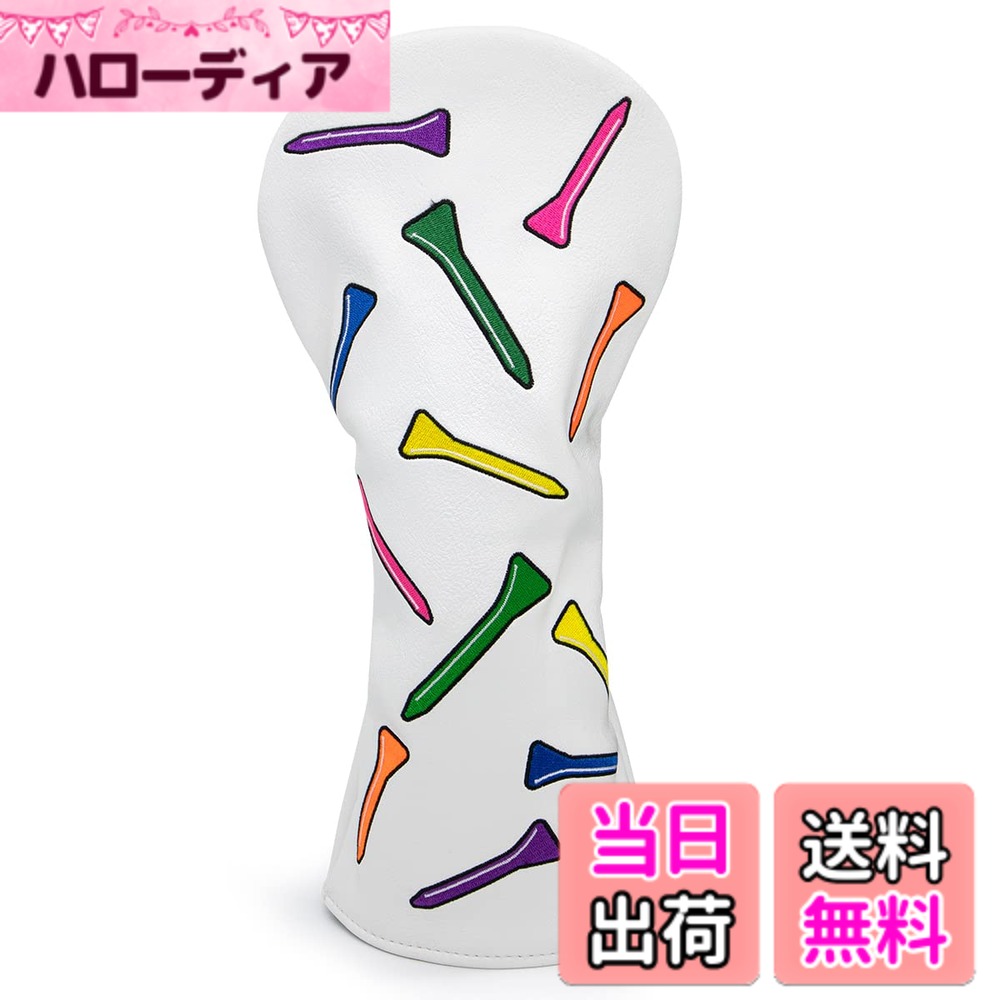 商品情報商品の説明主な仕様 ゴルファーのためにデザインされた、ゴルフの要素を取り入れたカラフルな刺繍のゴルフクラブヘッドカバーです。 コースであなたのゴルフバッグを際立たせます。 回転可能で交換可能なナンバープレート：交換可能なタブを装備しています。 ゴルフクラブセットに必要な番号ラベルを選ぶことができ、より便利に、より明確に、より混乱しないようにすることができます。 ゴルフヘッドカバーは高品質の合成皮革製で、柔らかい裏地付き、丈夫でお手入れが簡単、柔らかい裏地はゴルフクラブを衝撃やダメージから守ります。 ゴルフヘッドカバーは、ほとんどのゴルフクラブブランドに適合する優れたもので、クラブをコンパクトに収納し、しっかりフィットさせることができます。 ドライバーのヘッドカバー：13*6.5インチ、フェアウェイのヘッドカバー：12*5インチ、コンポジットのヘッドカバー：9*3.8インチ。 細かい刺繍細工が施されています。 ゴルフヘッドカバーは、TaylorMade、Callaway、Titleist、Ping、Cobra、PXGに適合しています