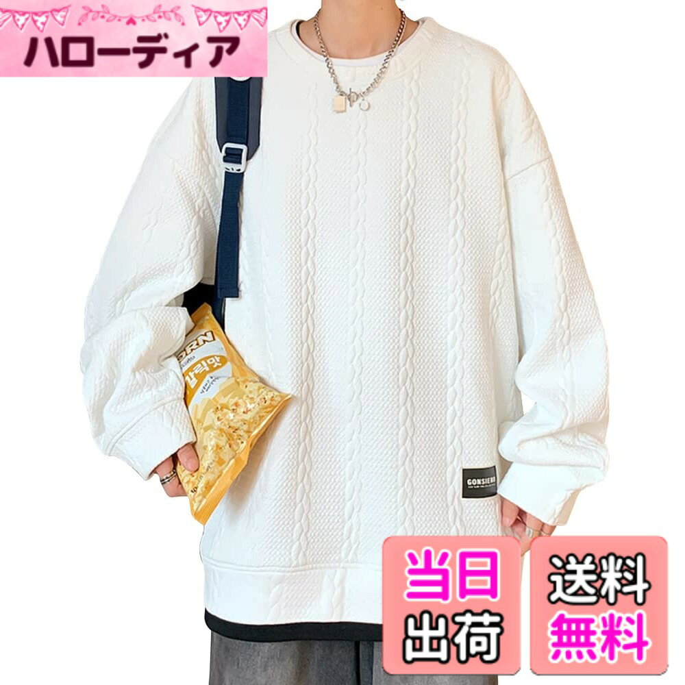 【送料無料】CLAZOLIY トレーナー メンズ 長袖 メンズ 丸襟 大きいサイズ 人気 プ...