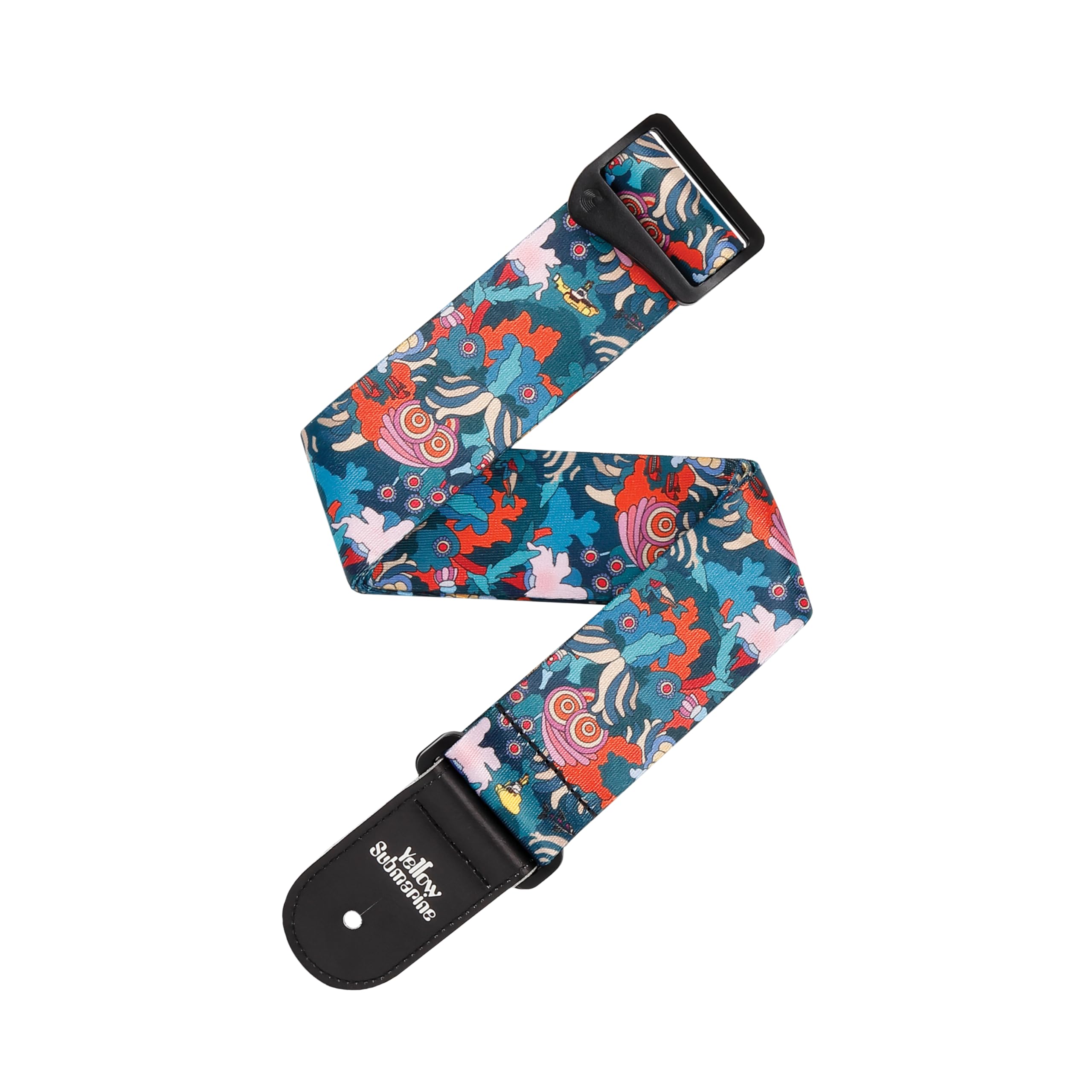 【送料無料】D'Addario ダダリオ ギターストラップ The Beatles Yellow Submarine 55th Anniversary Strap Collection ポリエステル製 Under The Sea 50BYS01 【国内正規品】 色：Under The Sea、サイズ：可変長 89cm~151cm, 幅5cm