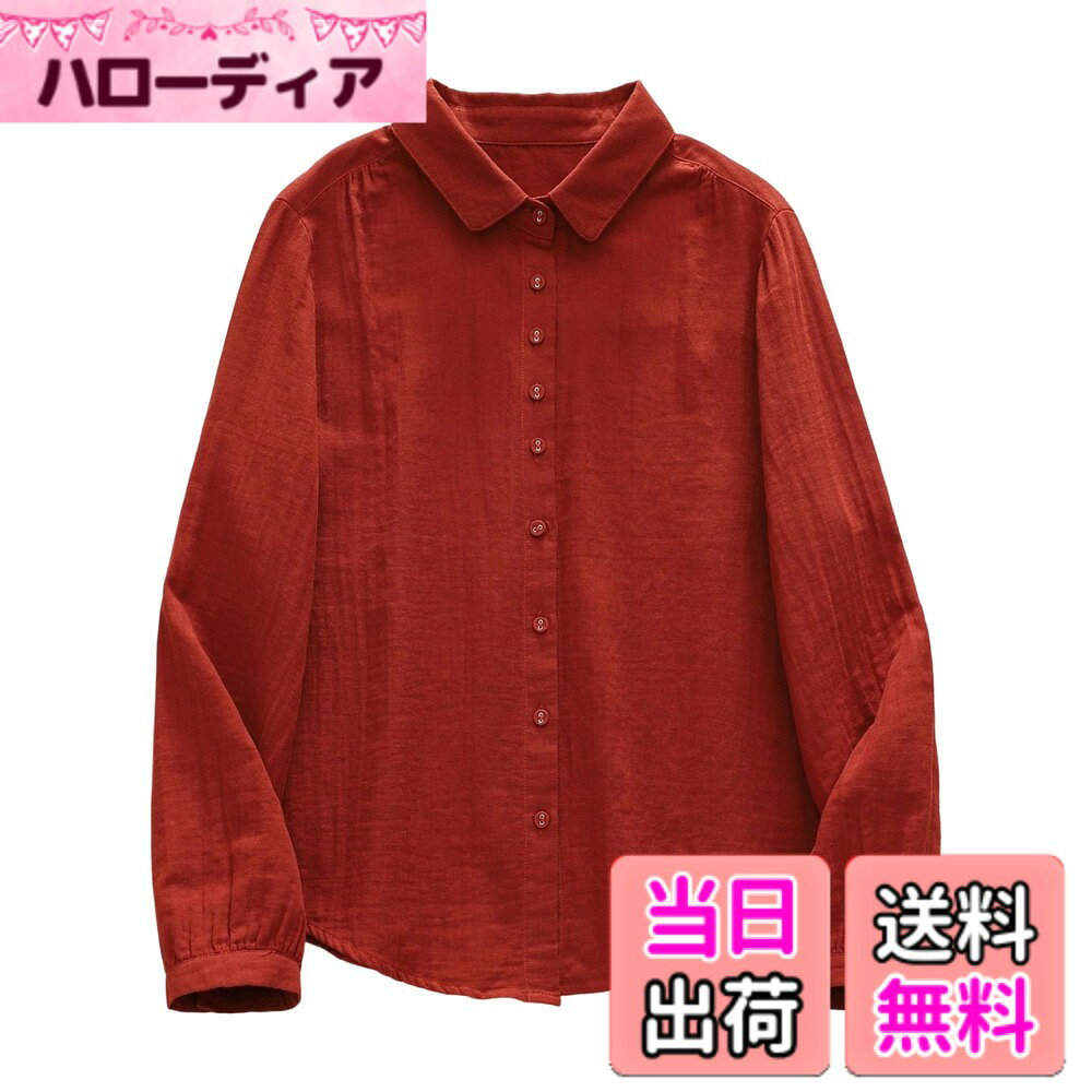 商品情報商品の説明主な仕様 薄手生地で蒸れない！汗をかいてもすばやく乾きます。良い素材を使って、着心地がとてもよいです。ゆったり感があるガーゼシャツです。 肌触りの良い綿100％の素材で暑い季節にも快適にすごせます。前開きタイプのブラウスで、そのまま1枚で着用しても、ボタンを開けて軽い羽織としても重宝するアイテム。 敏感肌にも嬉しいガーゼコットン素材。ラペルカラーのデザインで顔周りもすっきりと今っぽく仕上げてくれます。ホワイト、ピンク、グレー、ネイビーなど爽やかな7色を展開し、サイズはSからMまで、シースルーが涼し気な印象を与えています。柔らかな肌触りで着心地も抜群です。春秋はさらりと羽織って薄手のアウターがわりに、夏は日焼け対策と冷房対策のカーディガンとして、ロングシーズンで活躍します。女性らしさ抜群のとろみ感のある、シンプルなシャツ、ブラウス。大人女子のシンプルコーデに最適。落ち感のあるリラックス素材でありながら、程よい上品さで大人な印象を演出。洗濯をするほど、使うほどに素材の優しさ、肌ざわりは増してきます。春、夏、秋まで活躍し、オールシーズンでも使えます。シンプルで落ち着いたデザイン、どんなコーディネートにも取り入れやすく、デニムやワイドパンツ、ロングスカートやガウチョパンツと合わせて定番カジュアルコーデです。 動きやすくラフに着こなせるのでママコーデなどにもおすすめです。年齢を問わず楽しめるこの長袖シャツは、若々しい印象を与えるデザインが魅力です。落ち着いた色合いとエレガントなシルエットが、自然に年齢を減らし、若々しさを引き出します。普段使いから特別な日まで、幅広いシーンで活躍します。肌寒い時に気温調節アイテムとしても使用できるので、旅行の際の機内などでTシャツの上から着用したりするのもオススメです。時期は秋冬のみにかかわらず、春夏もTシャツの上から羽織ったり、肩掛けで使用するなどオールシーズンでの着用が可能です。長く愛用いただける綿100ガーゼシャツです。