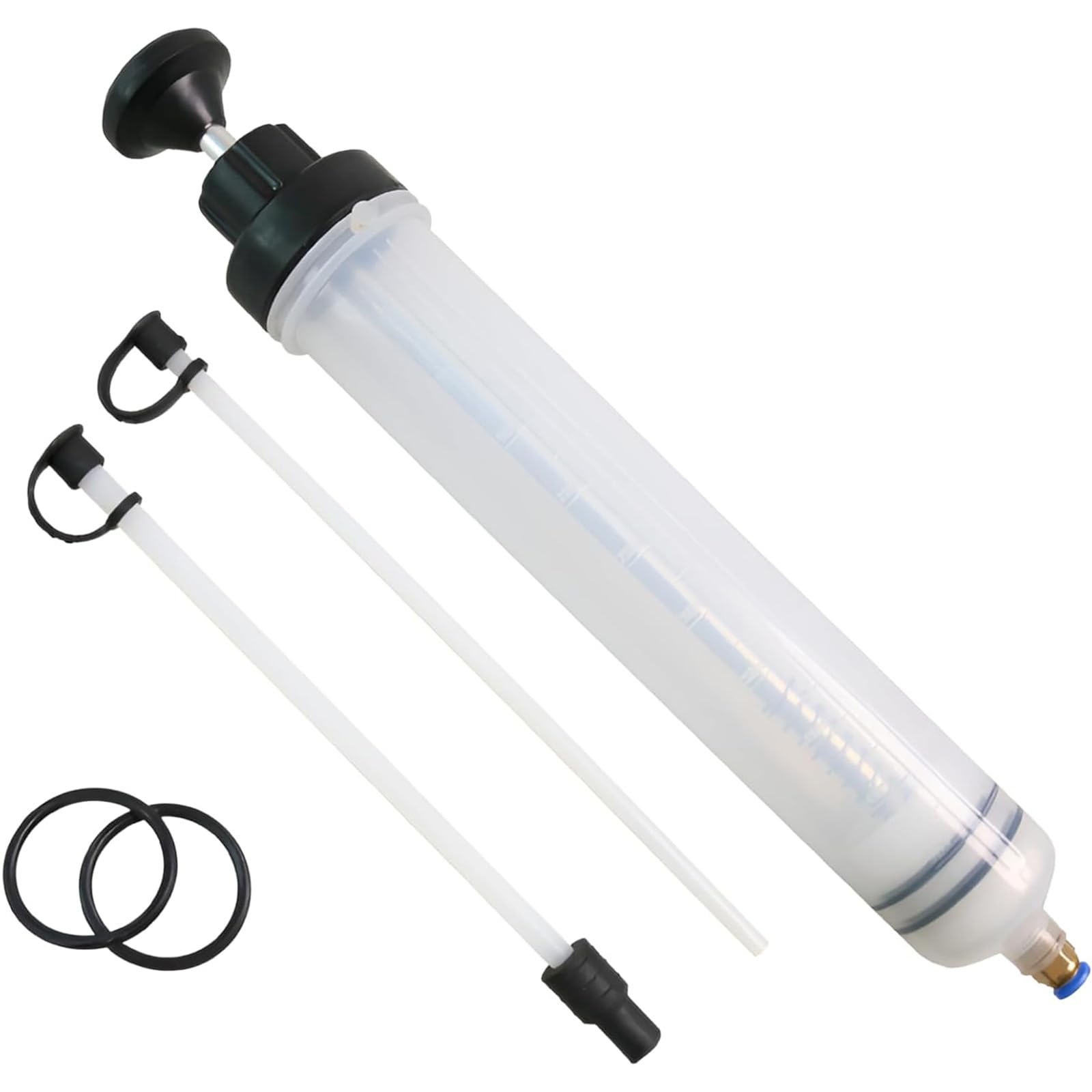 【送料無料】YUWENW オイルサクションガン 手動 1個セット 注射器 抽吸 エンジンオイル 油ポンプ 手動ポンプ 吸引ポンプ オイル交換 オイル抽出 オイル交換チェンジャー ロングストロー付き ミッションオイル ガソリン (500ml)