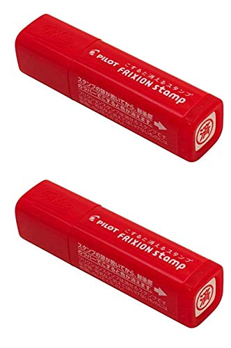 【送料無料】フリクションスタンプ 【済】インキ色：レッド SPF1202R サイズ：正方形